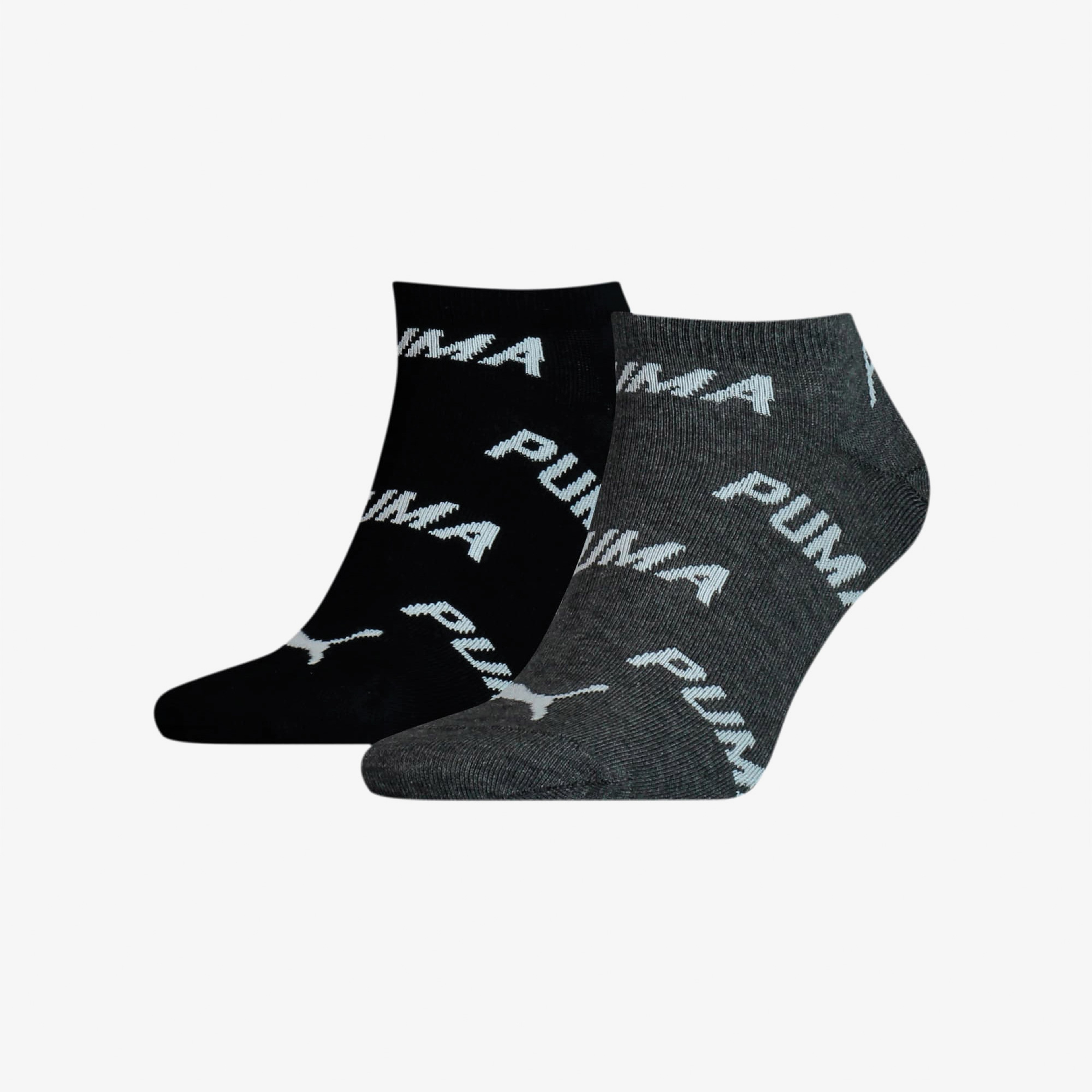 Puma 2'li Unisex Gri Çorap