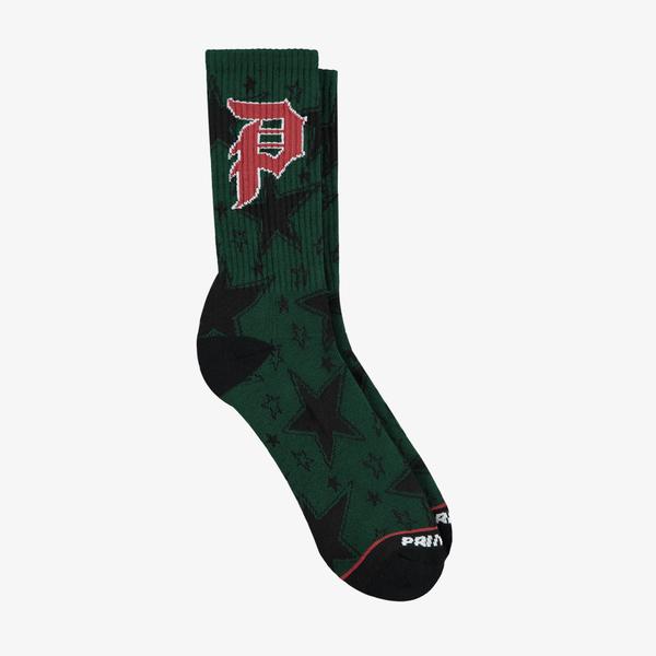 Primitive All-Star Unisex Yeşil Çorap