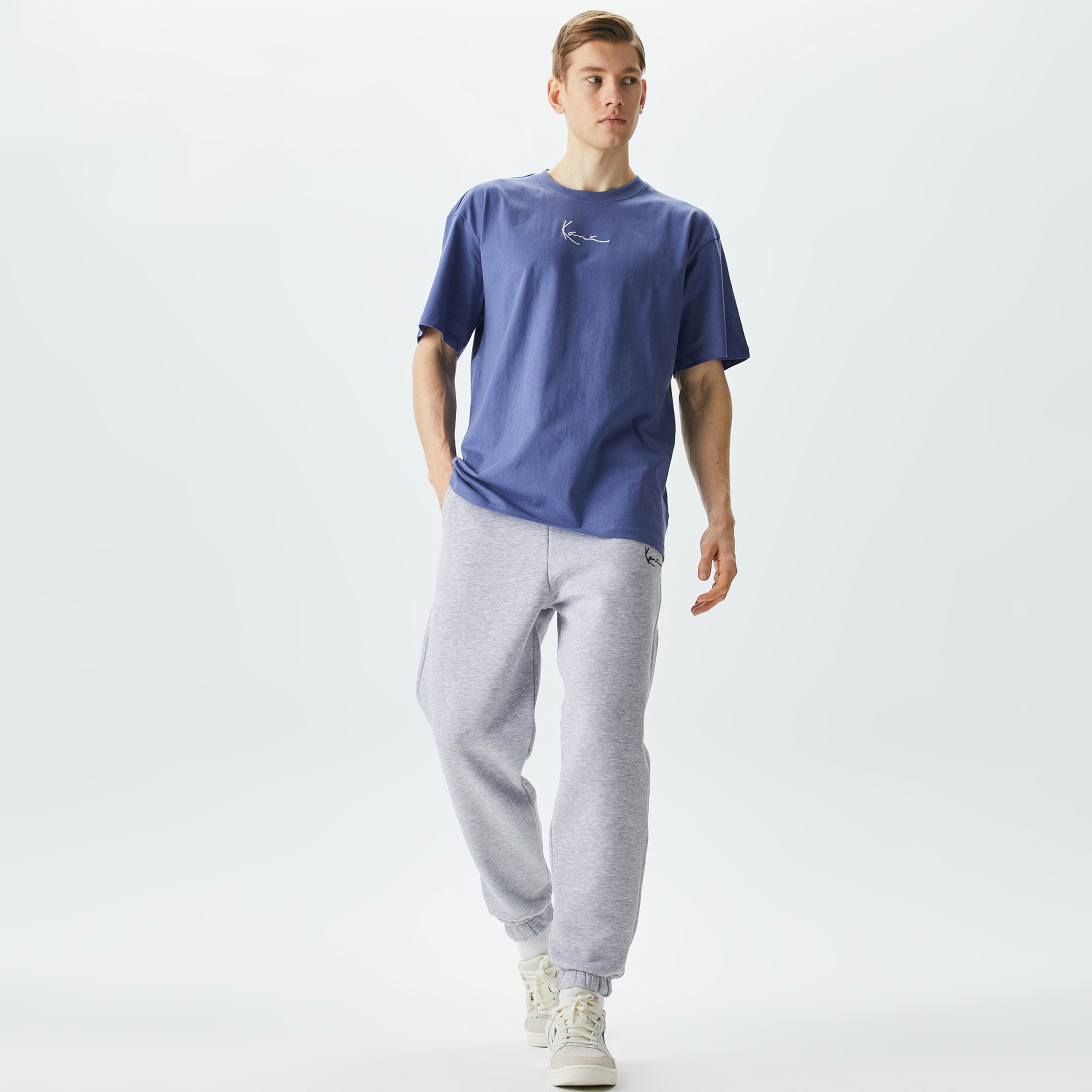 Karl Kani Small Signature Essential Erkek Gri Pantolon