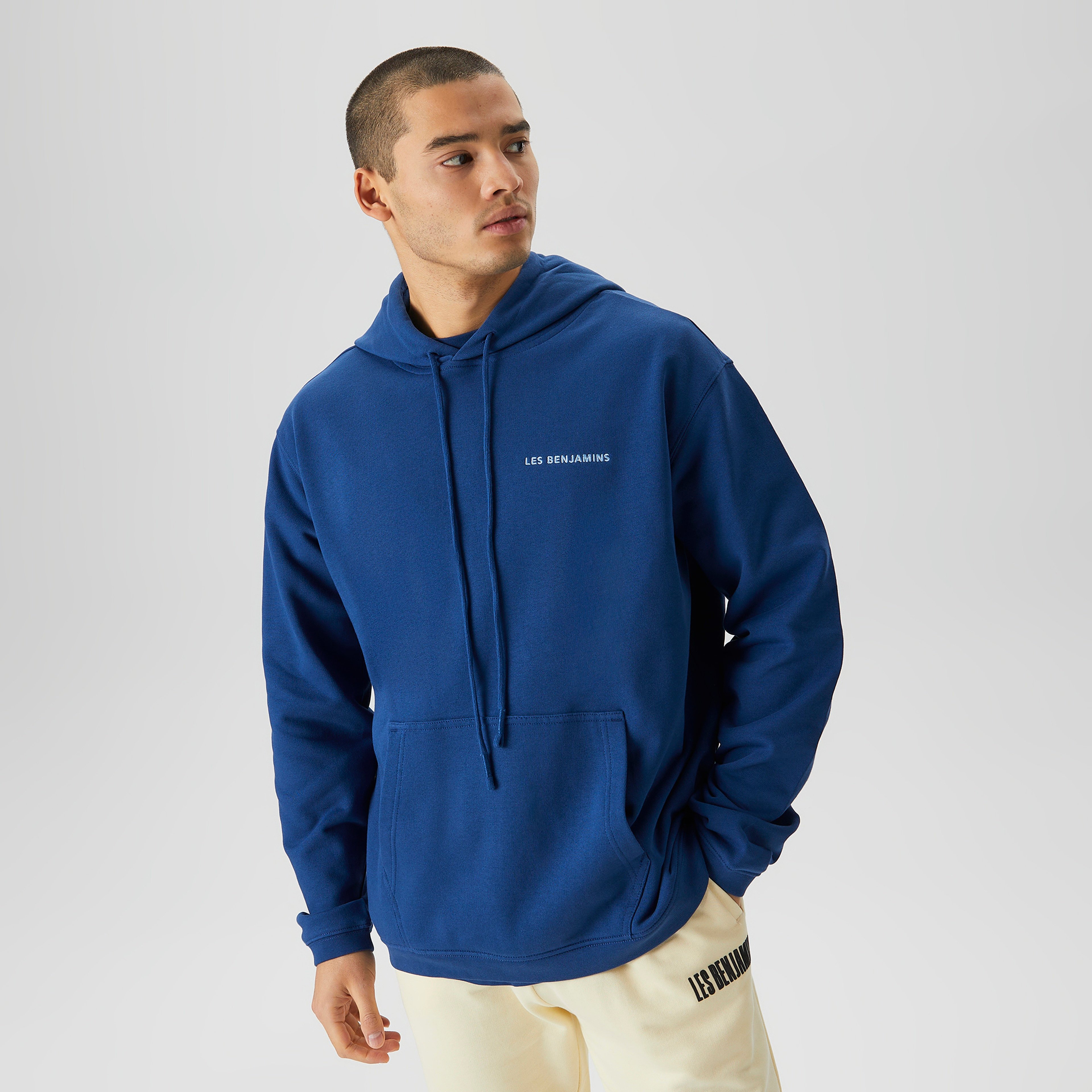 Les Benjamins Core Erkek Lacivert Hoodie