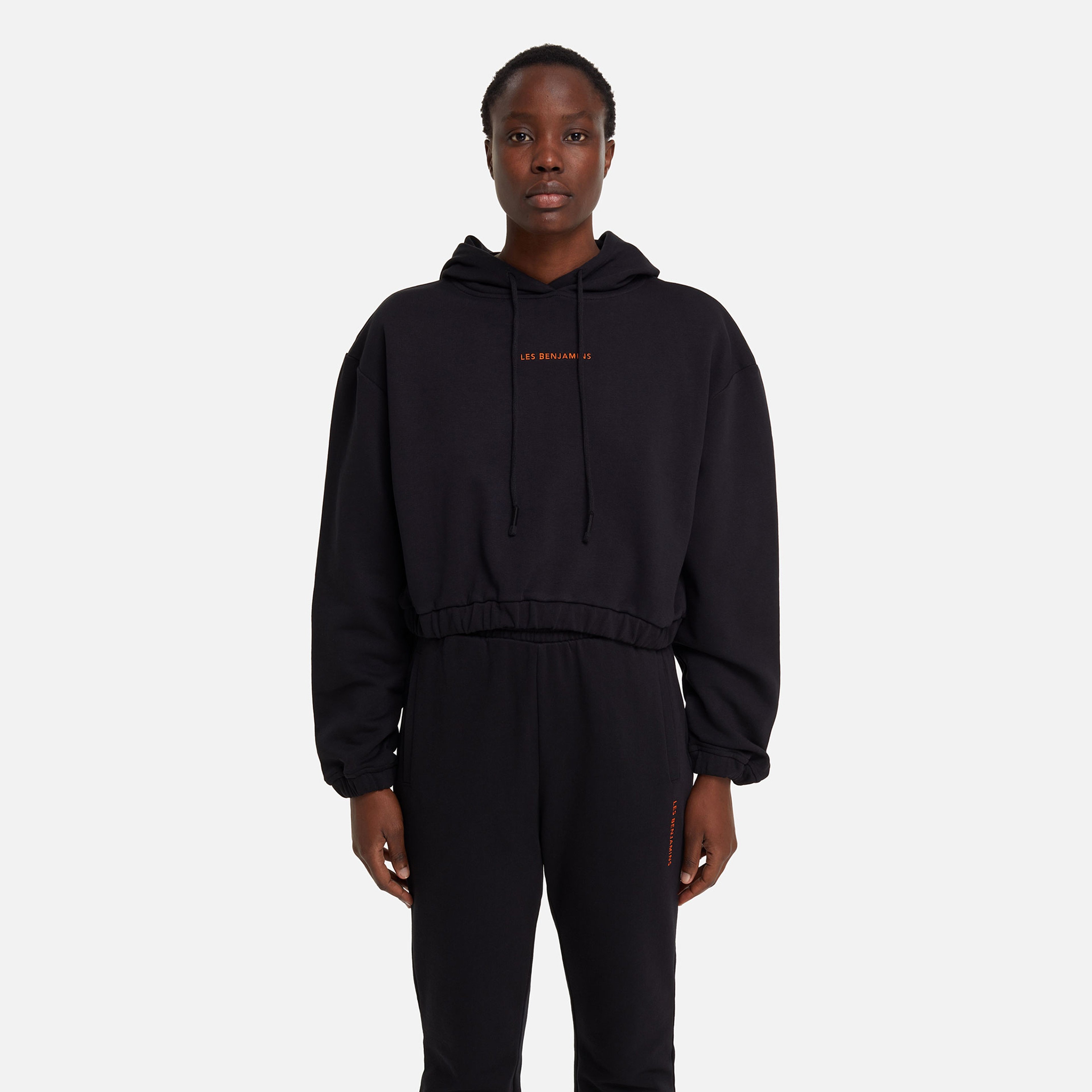 Les Benjamins Core Kadın Siyah Hoodie