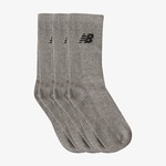 New Balance Lifestyle Unisex Gri 3'lü Çorap