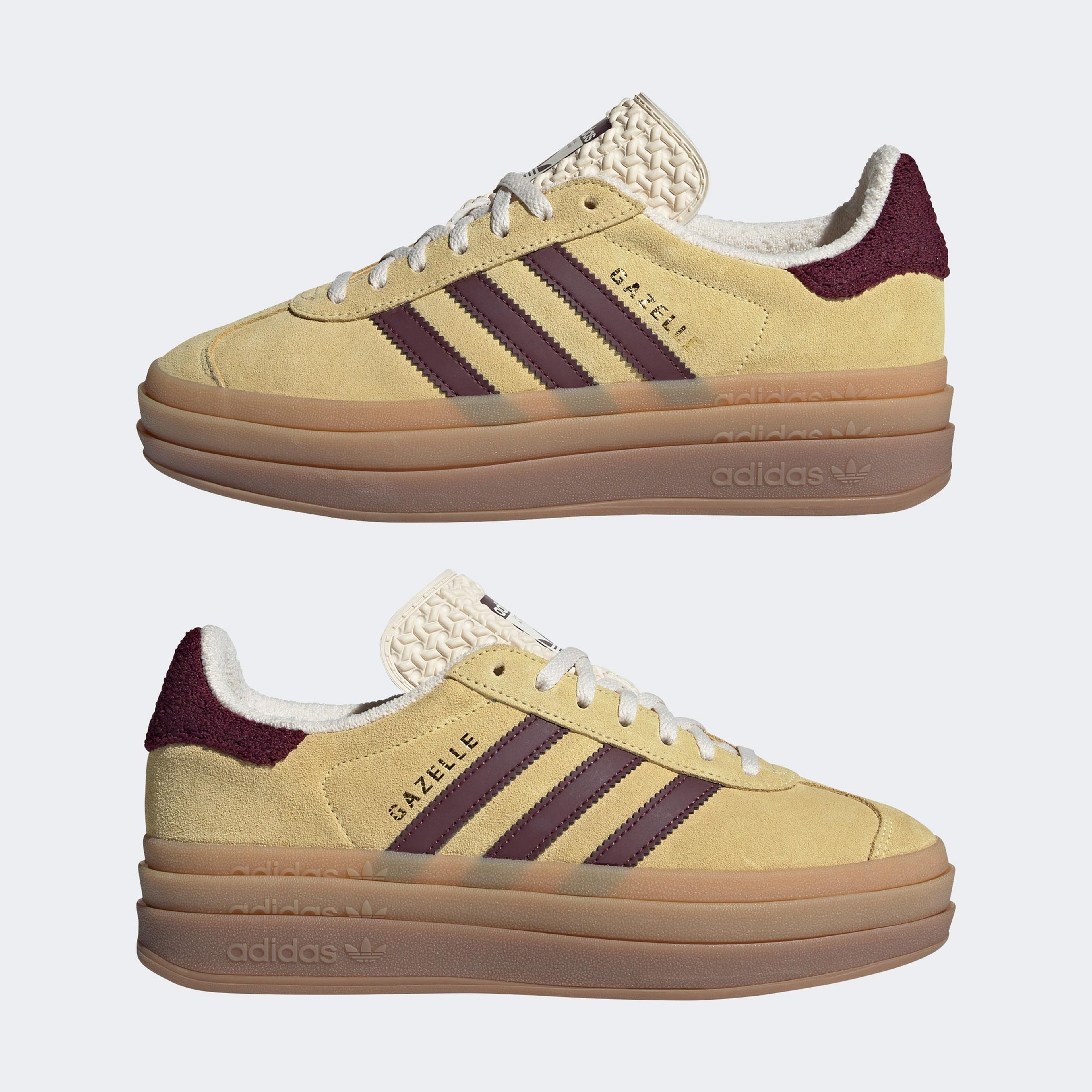 adidas Originals Gazelle Bold Unisex Sarı Spor Ayakkabı