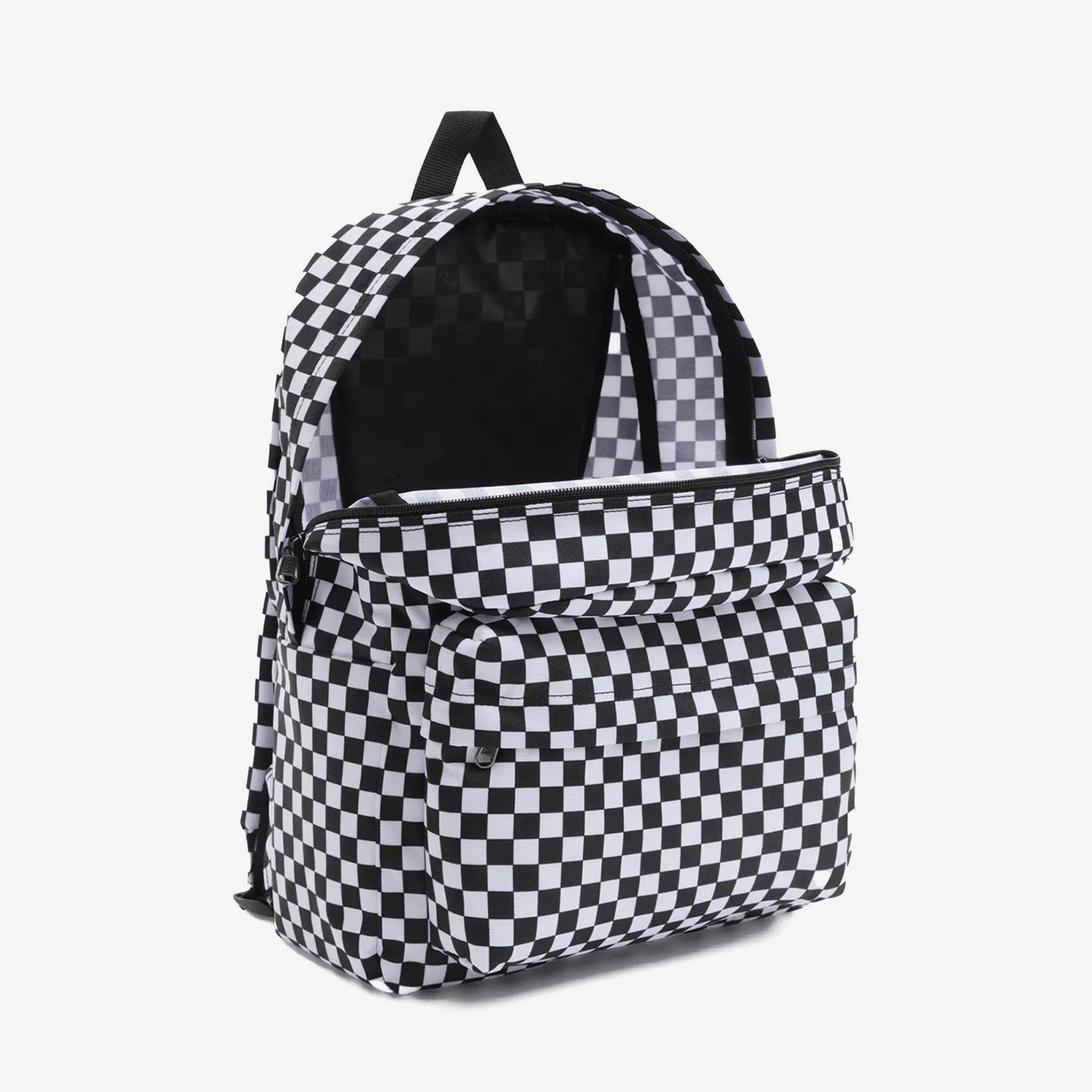 Vans Old Skool Check Unisex Siyah Sırt Çantası