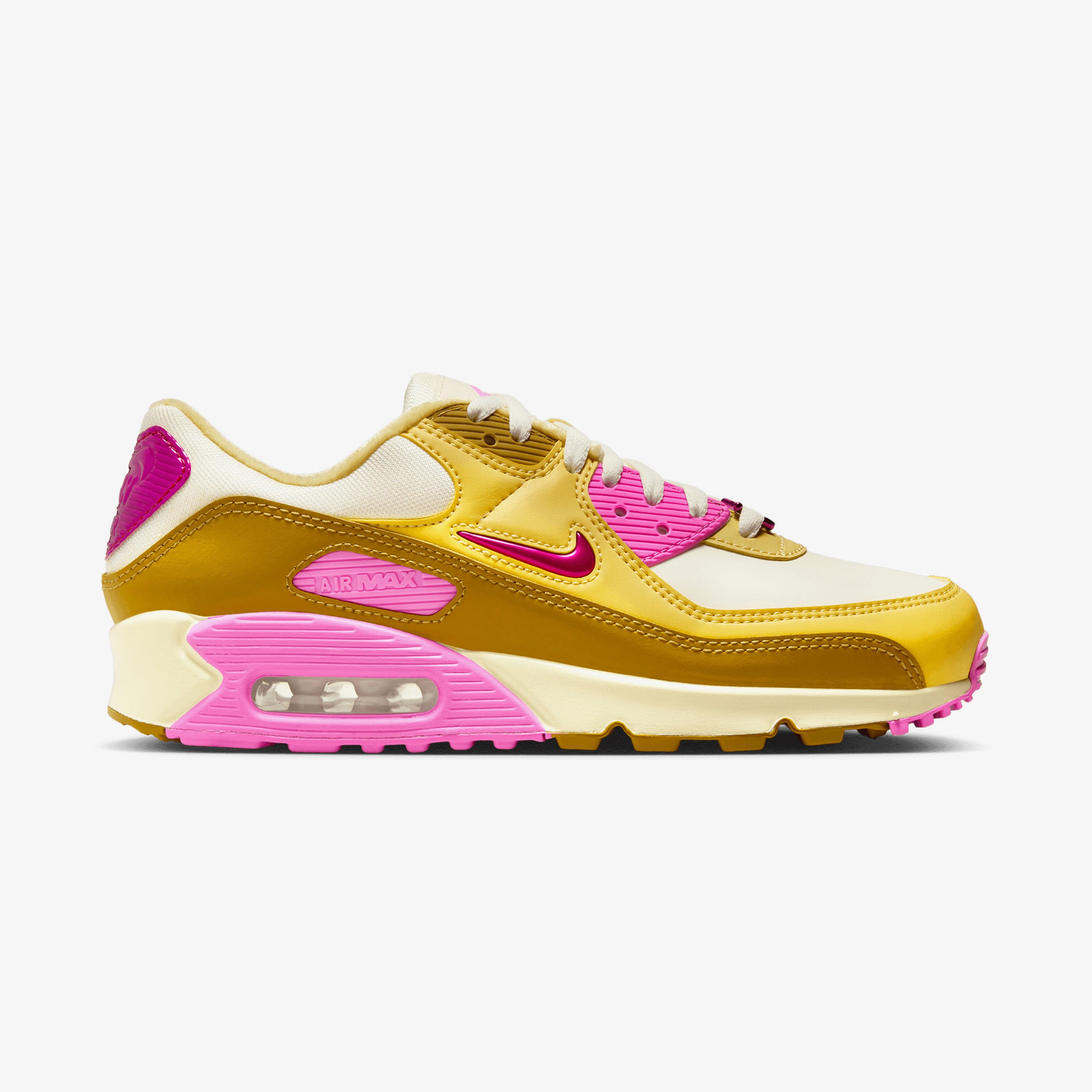 Nike Air Max 90 SE Kadın Krem Spor Ayakkabı