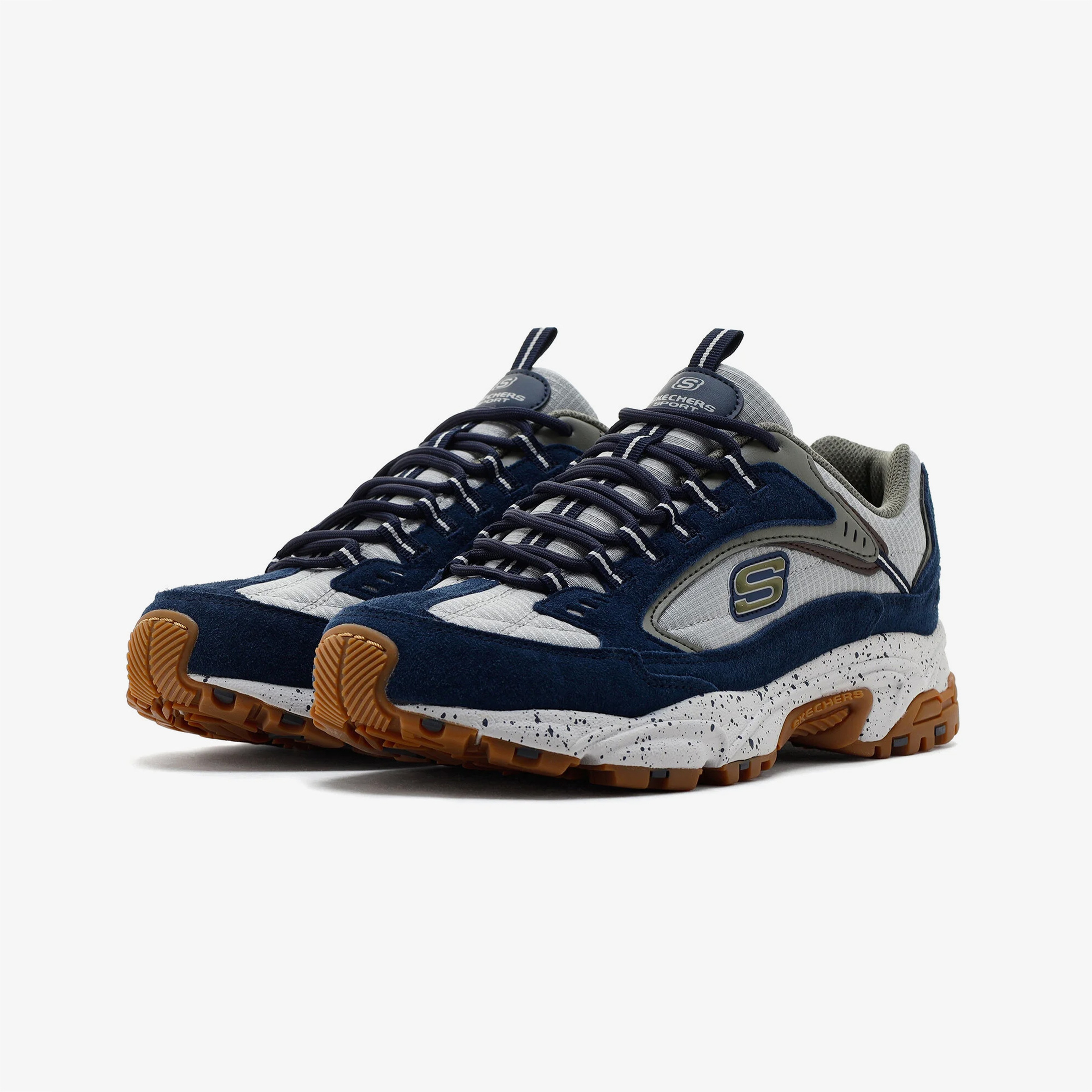 Skechers Stamina Akur Erkek Lacivert Spor Ayakkabı