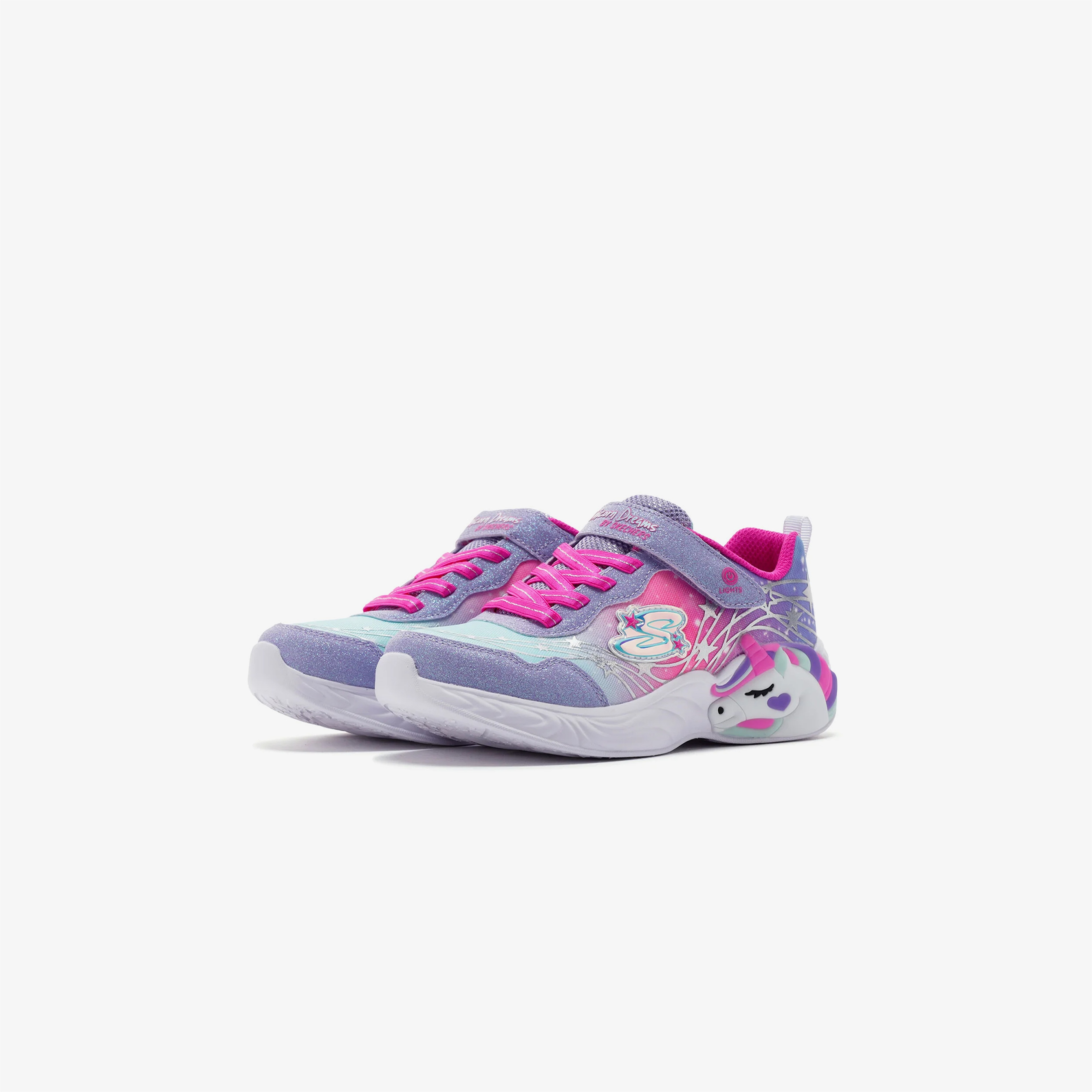 Skechers Unicorn Dreams Wishful Magi Çocuk Pembe Spor Ayakkabı