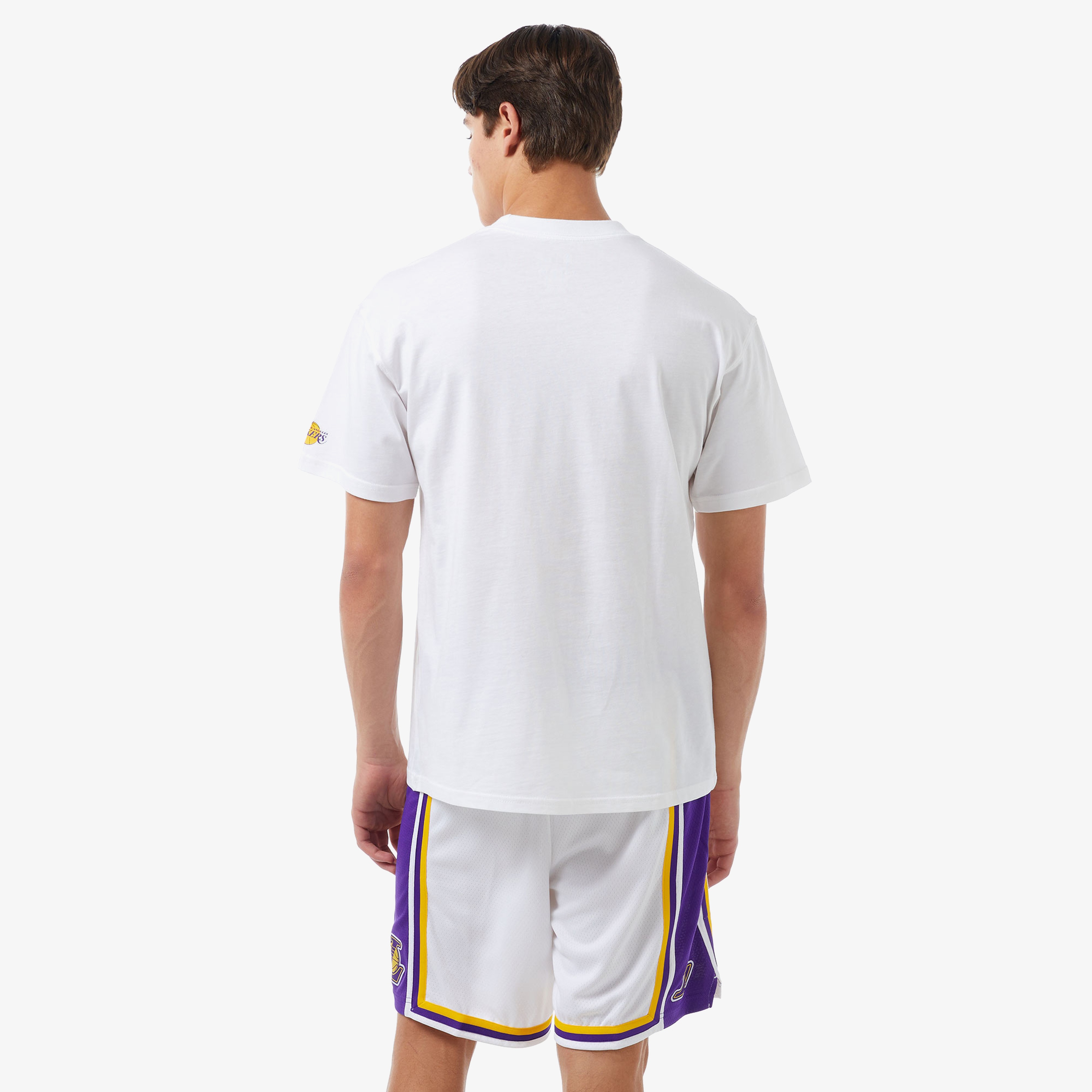 Jordan Los Angeles Lakers Courtside Statement Edition NBA Max90 Erkek Beyaz T-Shirt