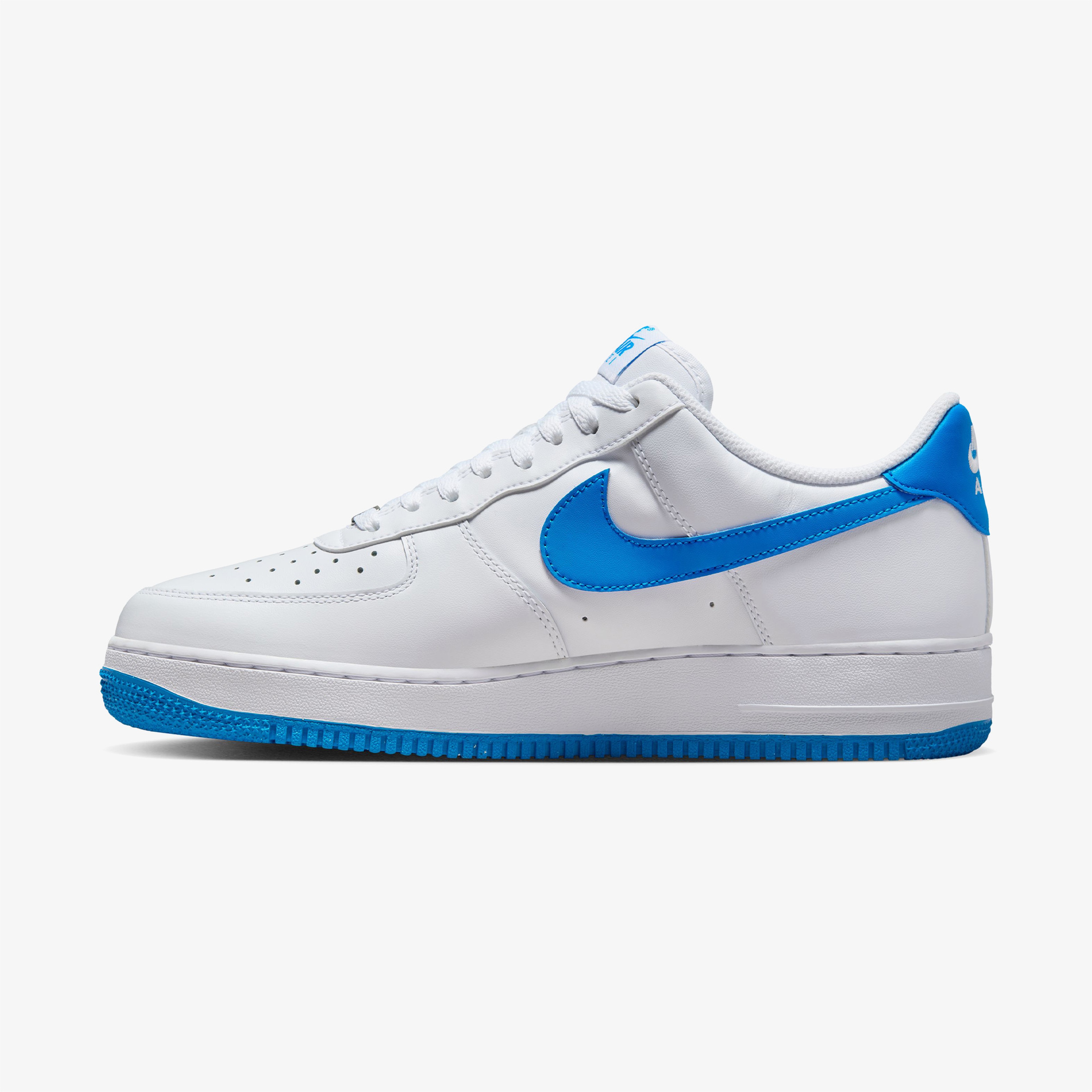 Nike Air Force 1 07 Sportswear Erkek Beyaz/Mavi Spor Ayakkabı
