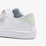 Puma Smash 3.0 Badges Bebek Beyaz Spor Ayakkabı