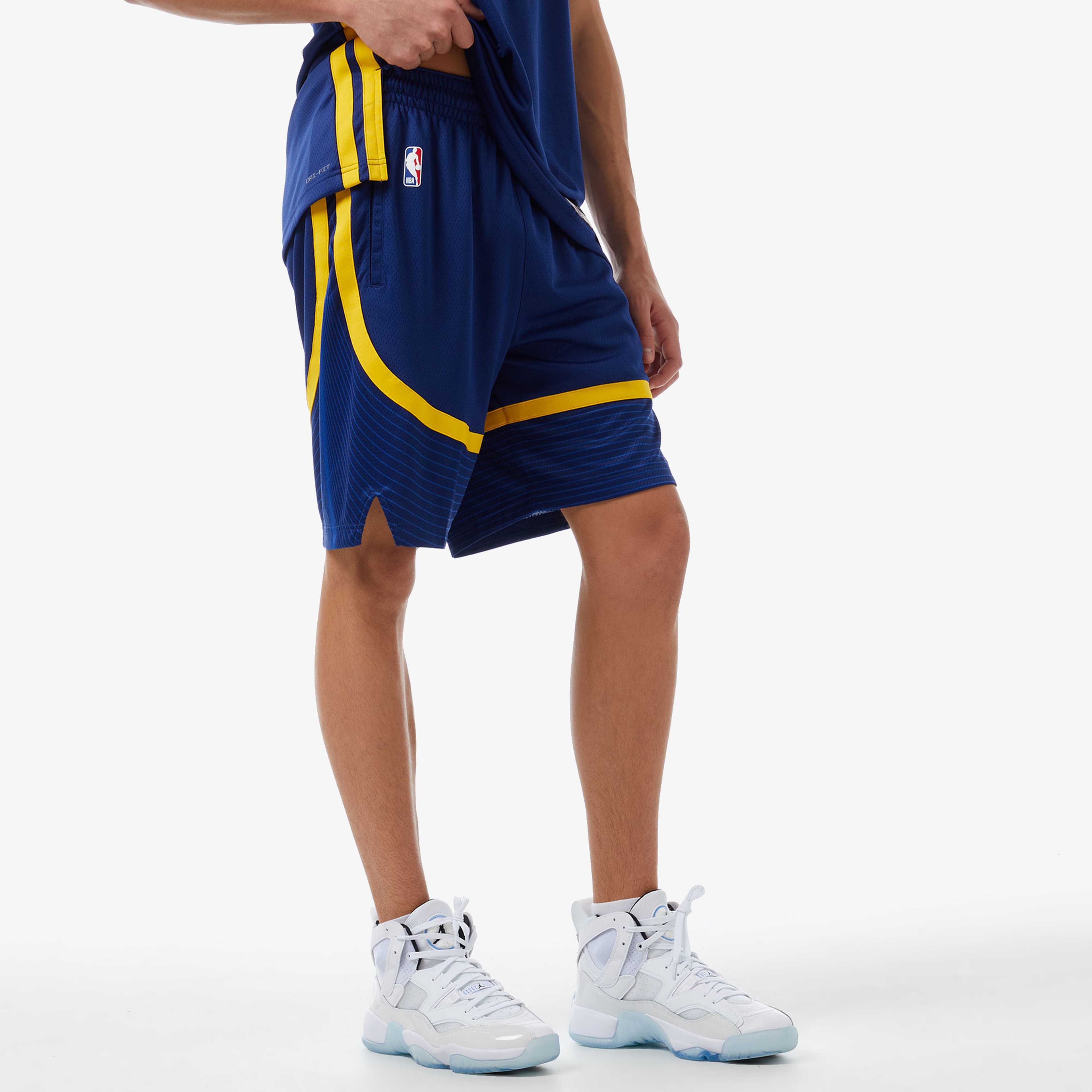 Nike Golden State Warriors Statement Edition Dri-FIT NBA Swingman Basketbol Erkek Mavi Şort