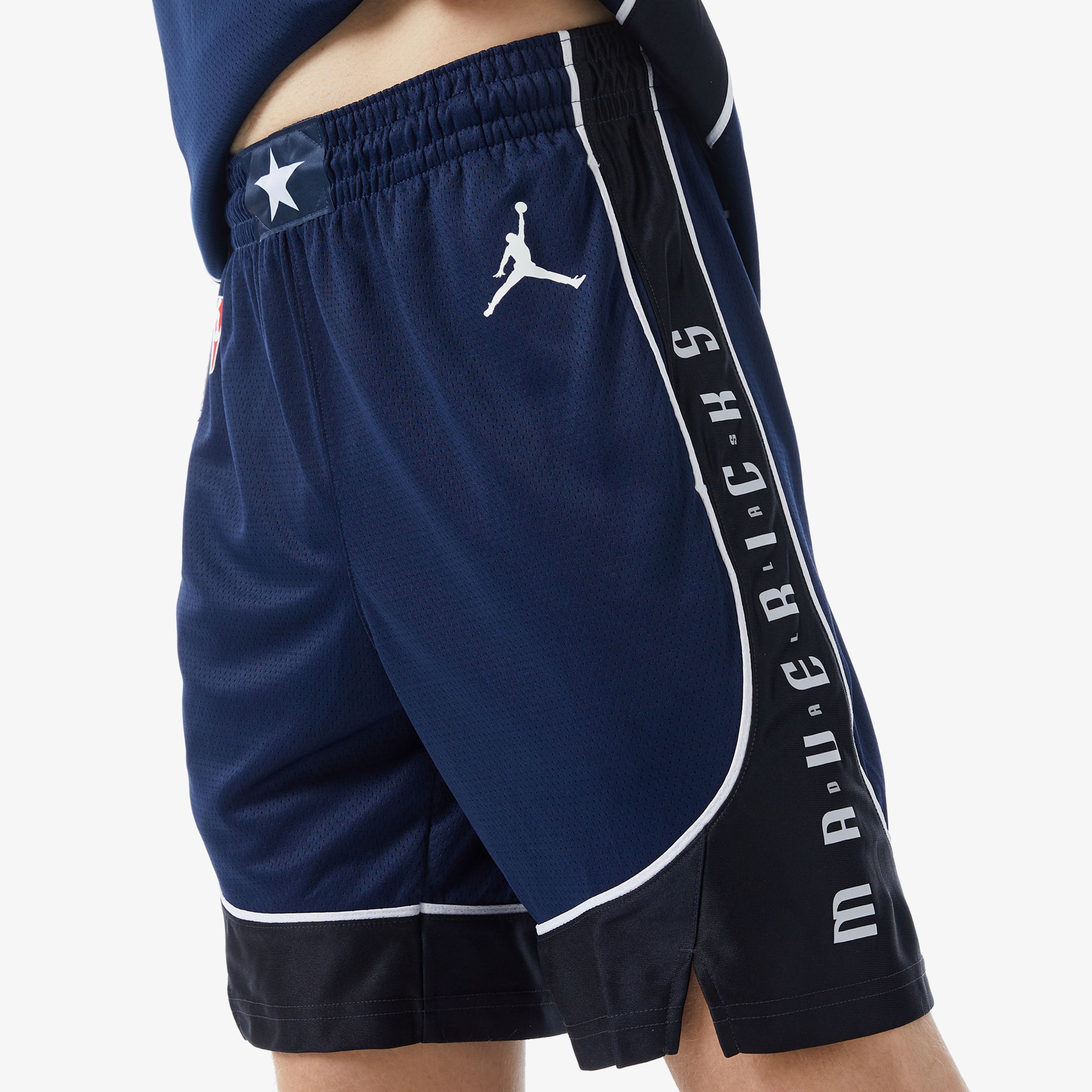 Nike Dallas Mavericks Erkek Mavi Basketbol Şortu