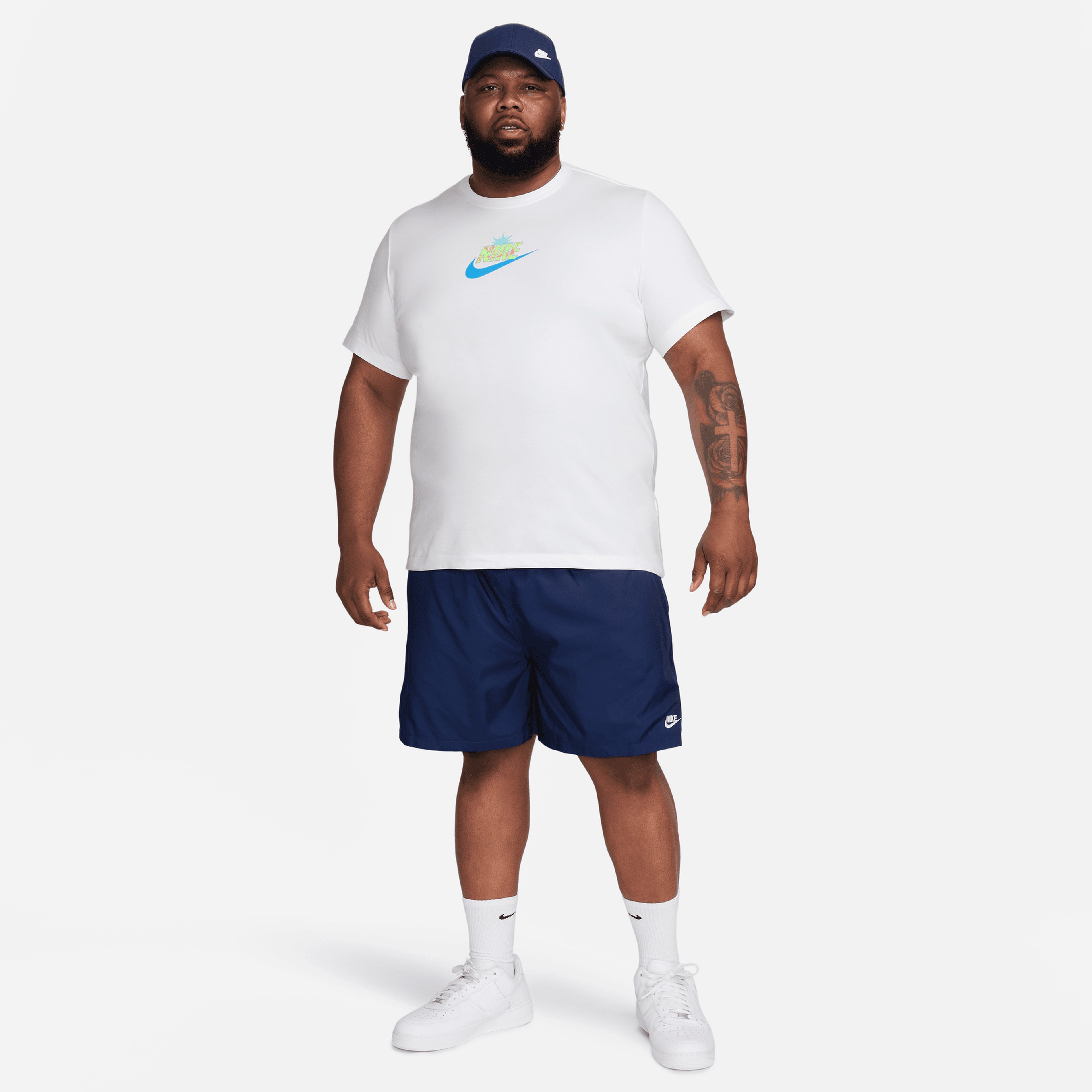 Nike Sportswear Erkek Beyaz T-Shirt