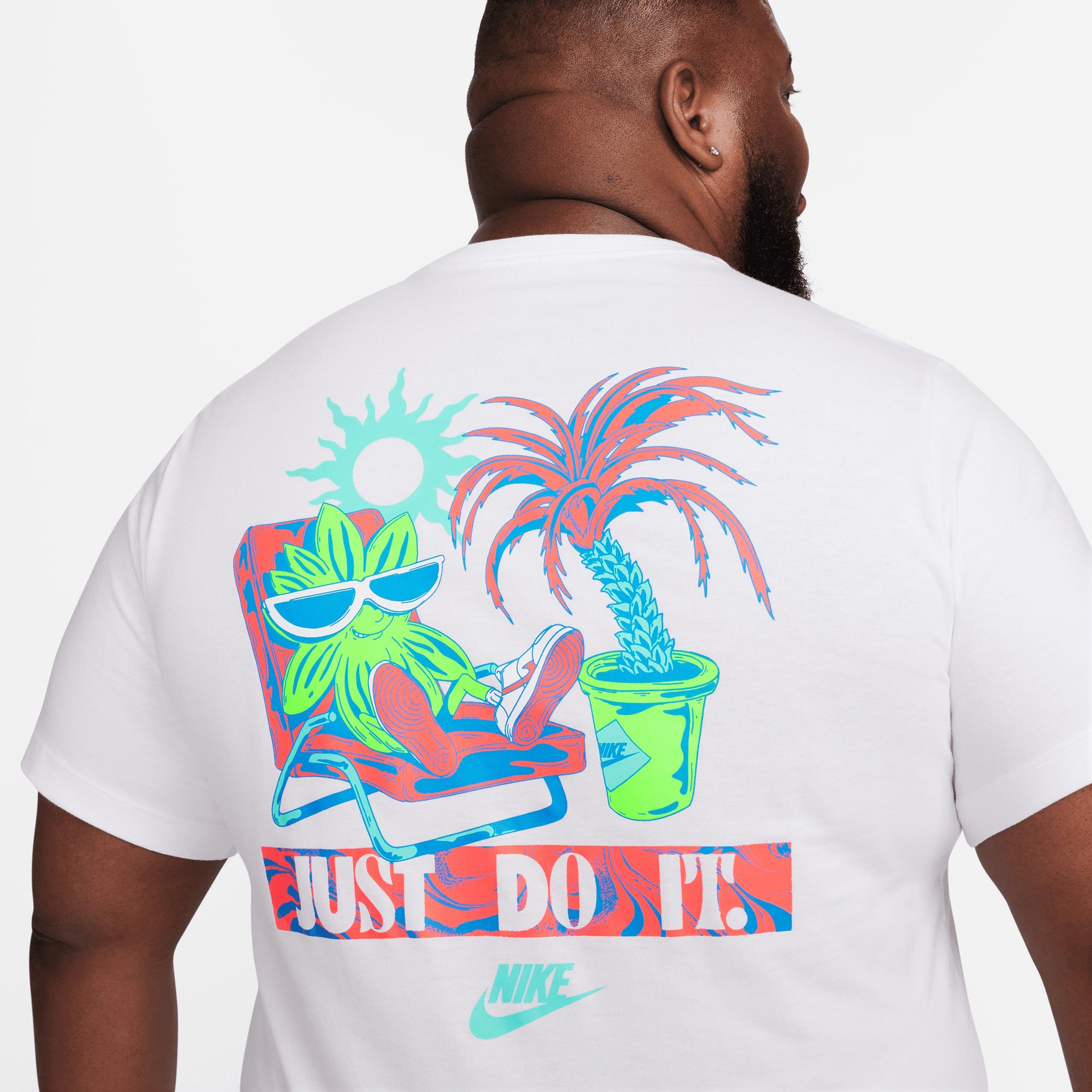 Nike Sportswear Erkek Beyaz T-Shirt