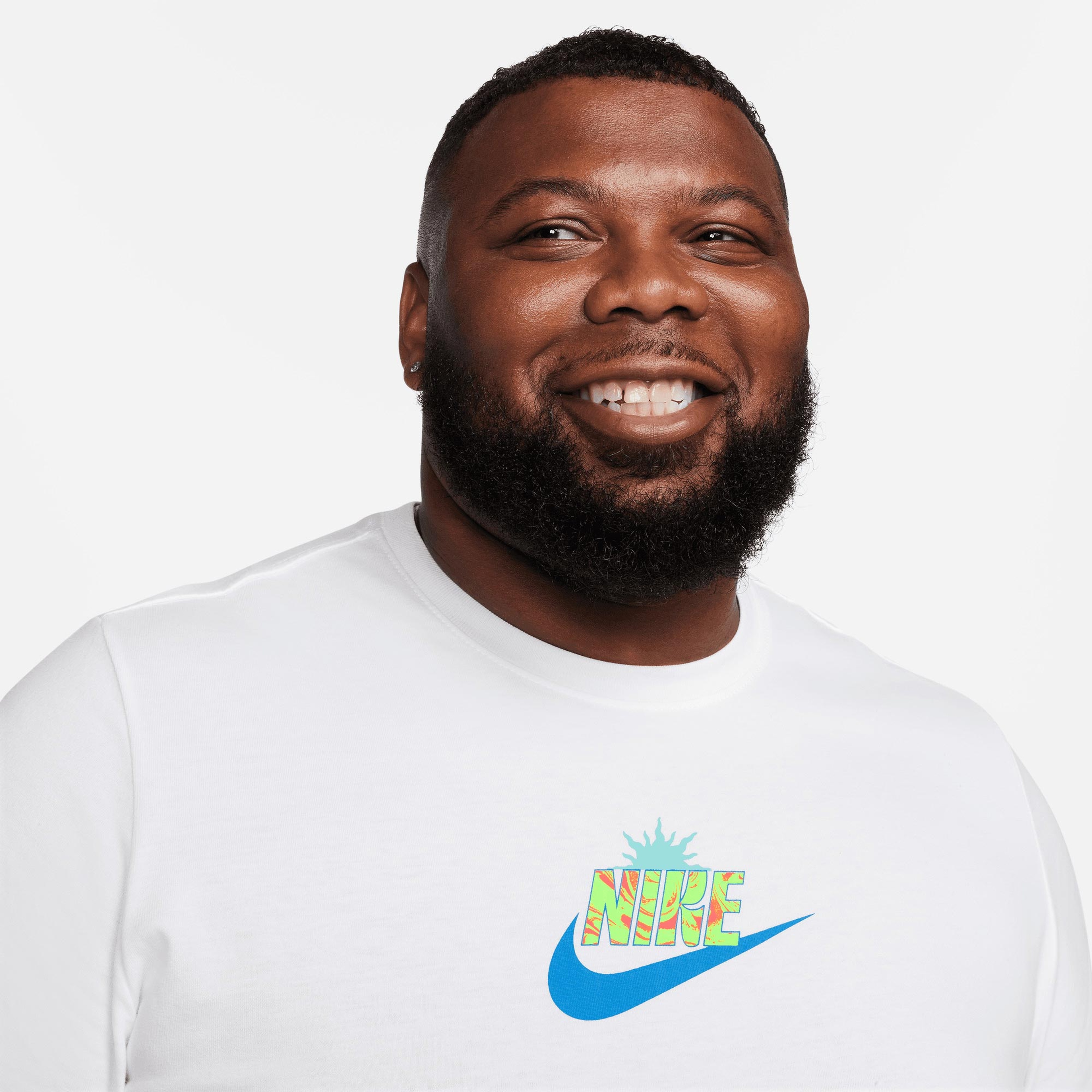 Nike Sportswear Erkek Beyaz T-Shirt