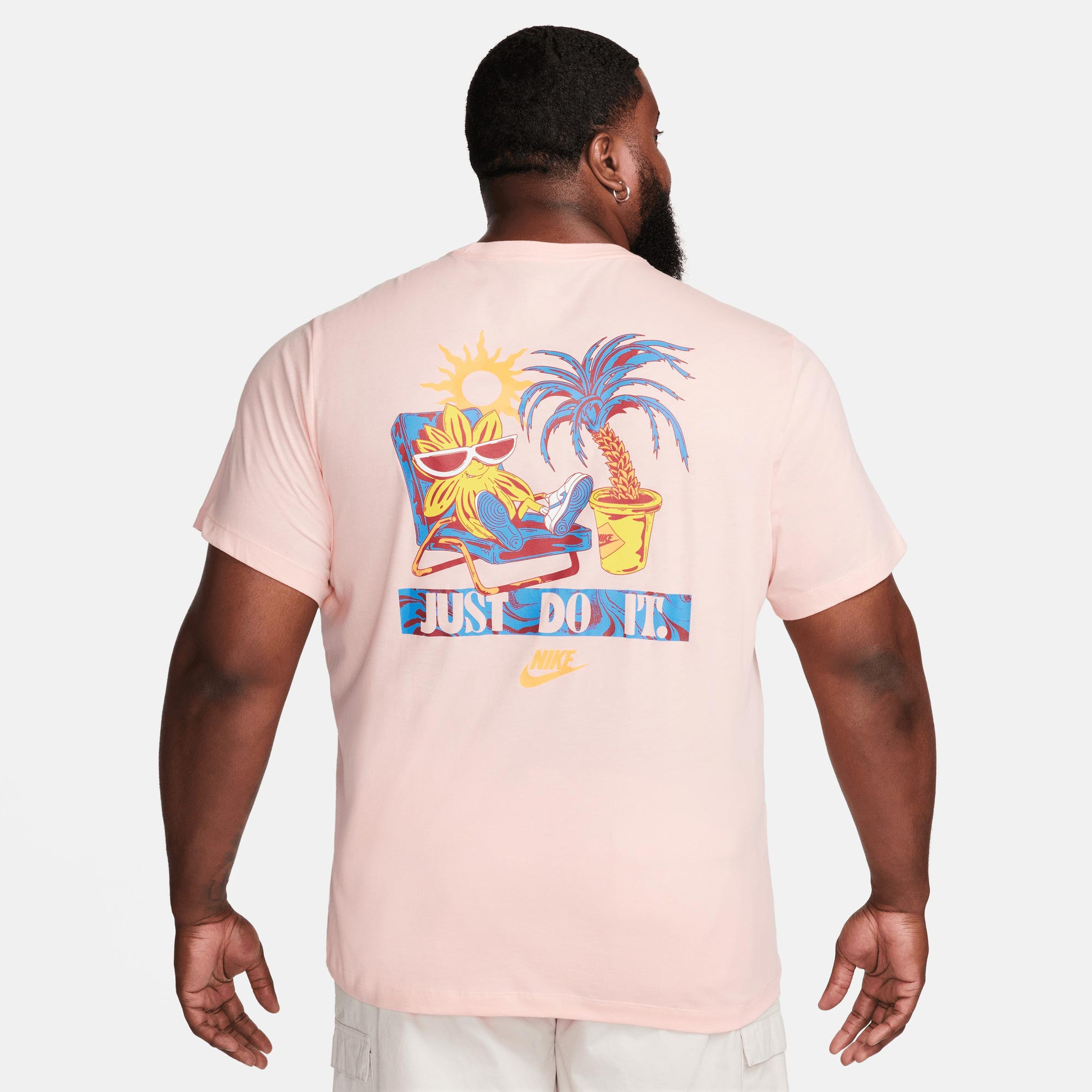 Nike Sportswear Erkek Pembe T-Shirt