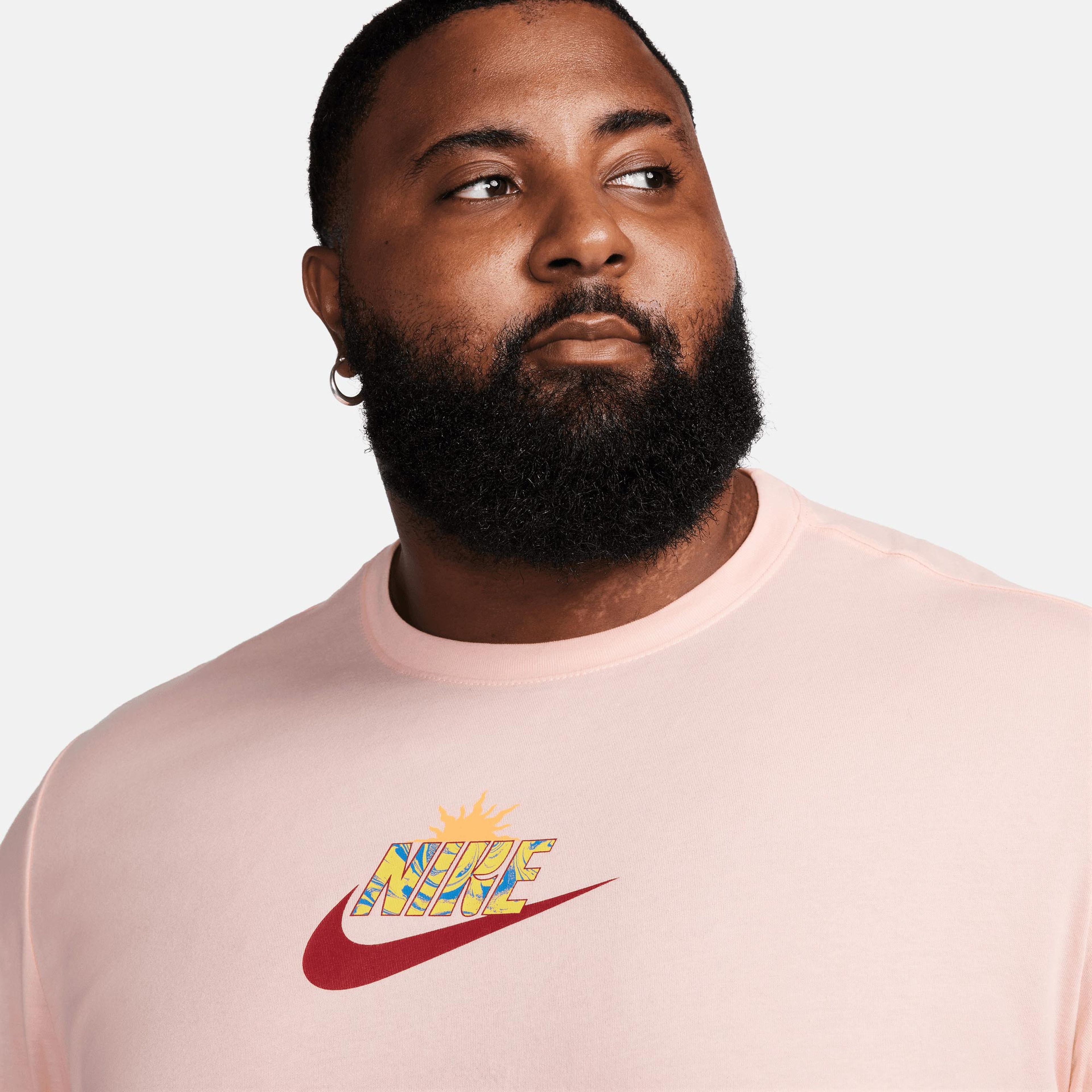Nike Sportswear Erkek Pembe T-Shirt