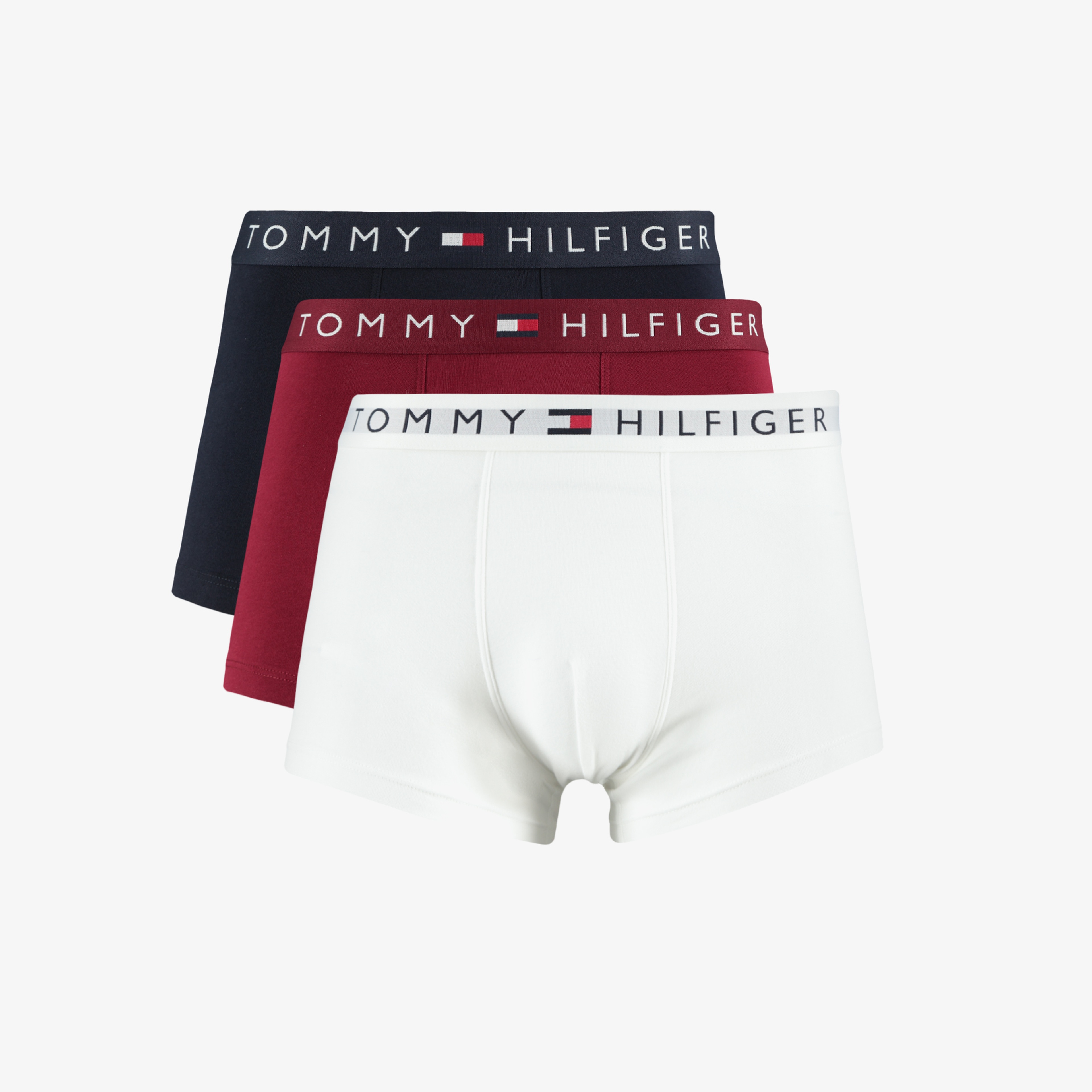 Tommy Hilfiger 3P Trunk Wb Erkek Mavi Boxer