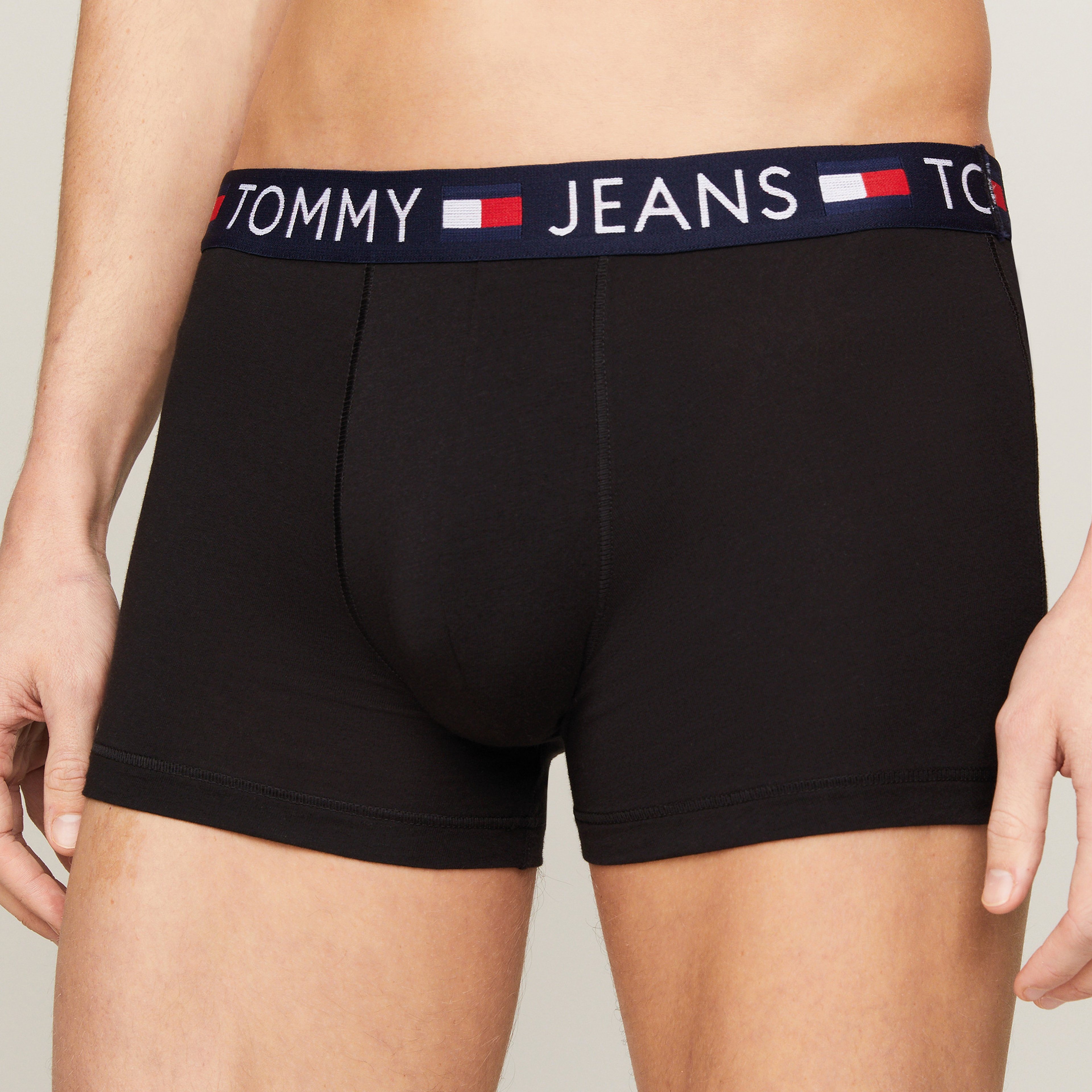 Tommy Jeans 3P Trunk Wb Erkek Siyah Boxer
