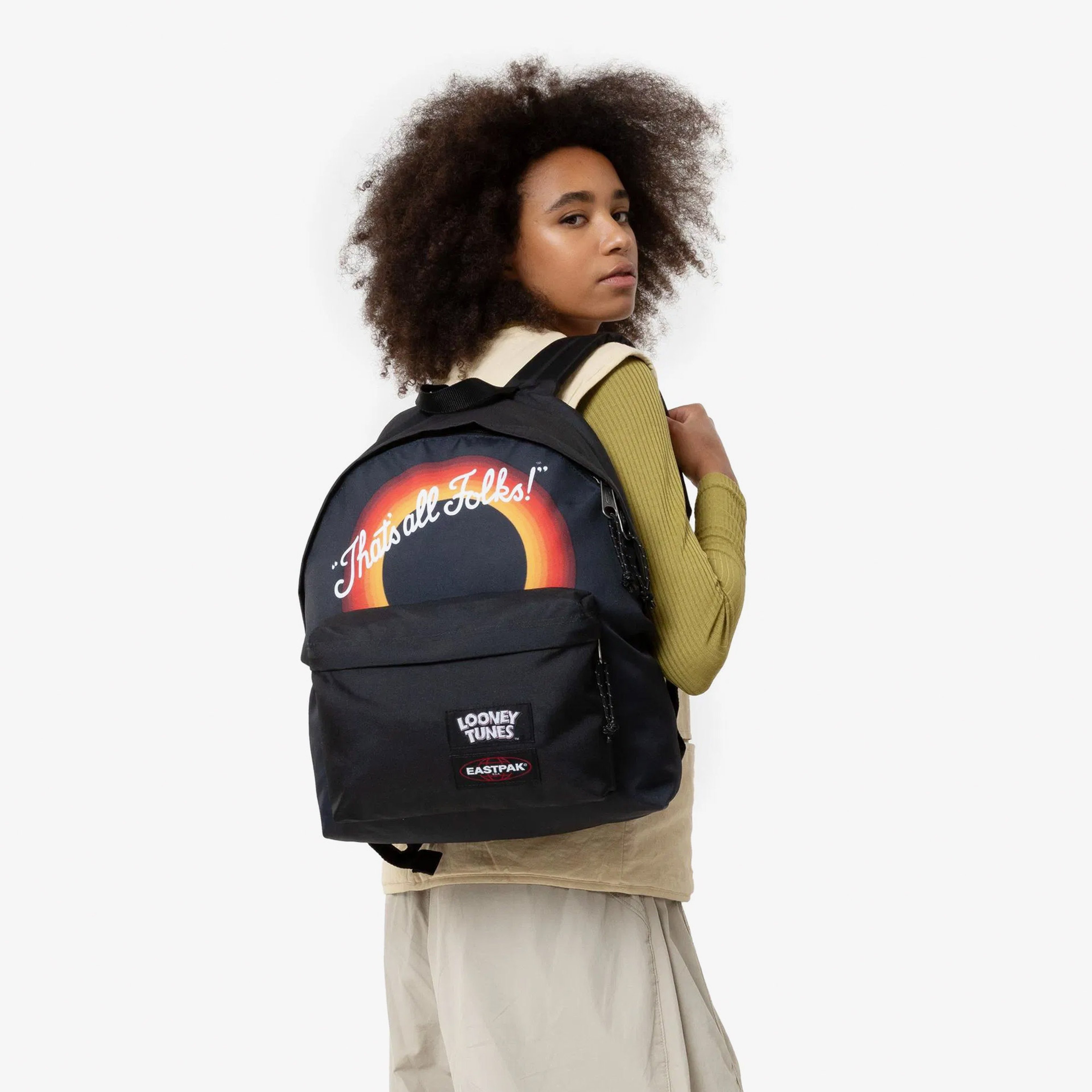 Eastpak Padded Pak'R That's All Folks! Unisex Siyah Sırt Çantası
