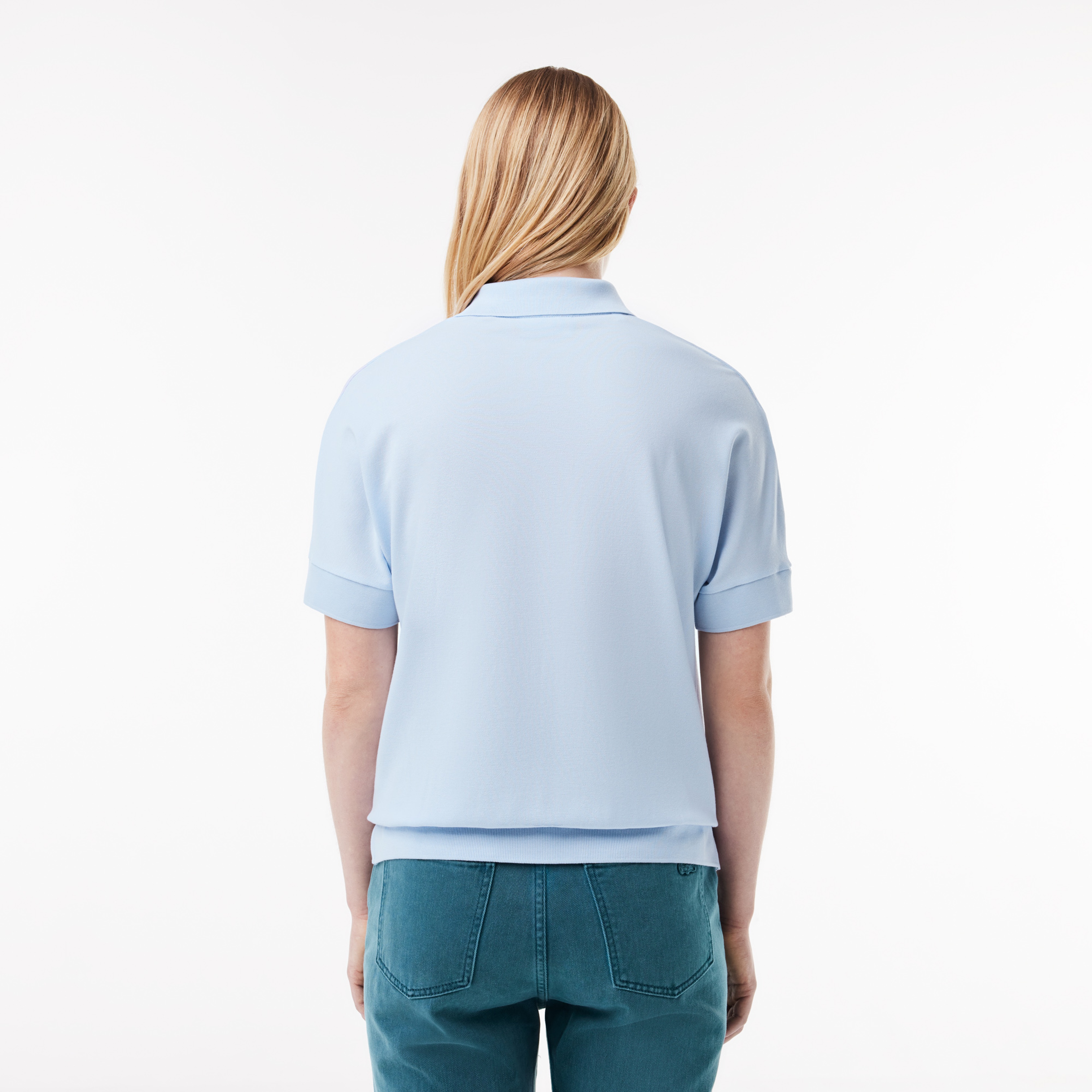 Lacoste Women's Flowy Piqué Polo Shirt