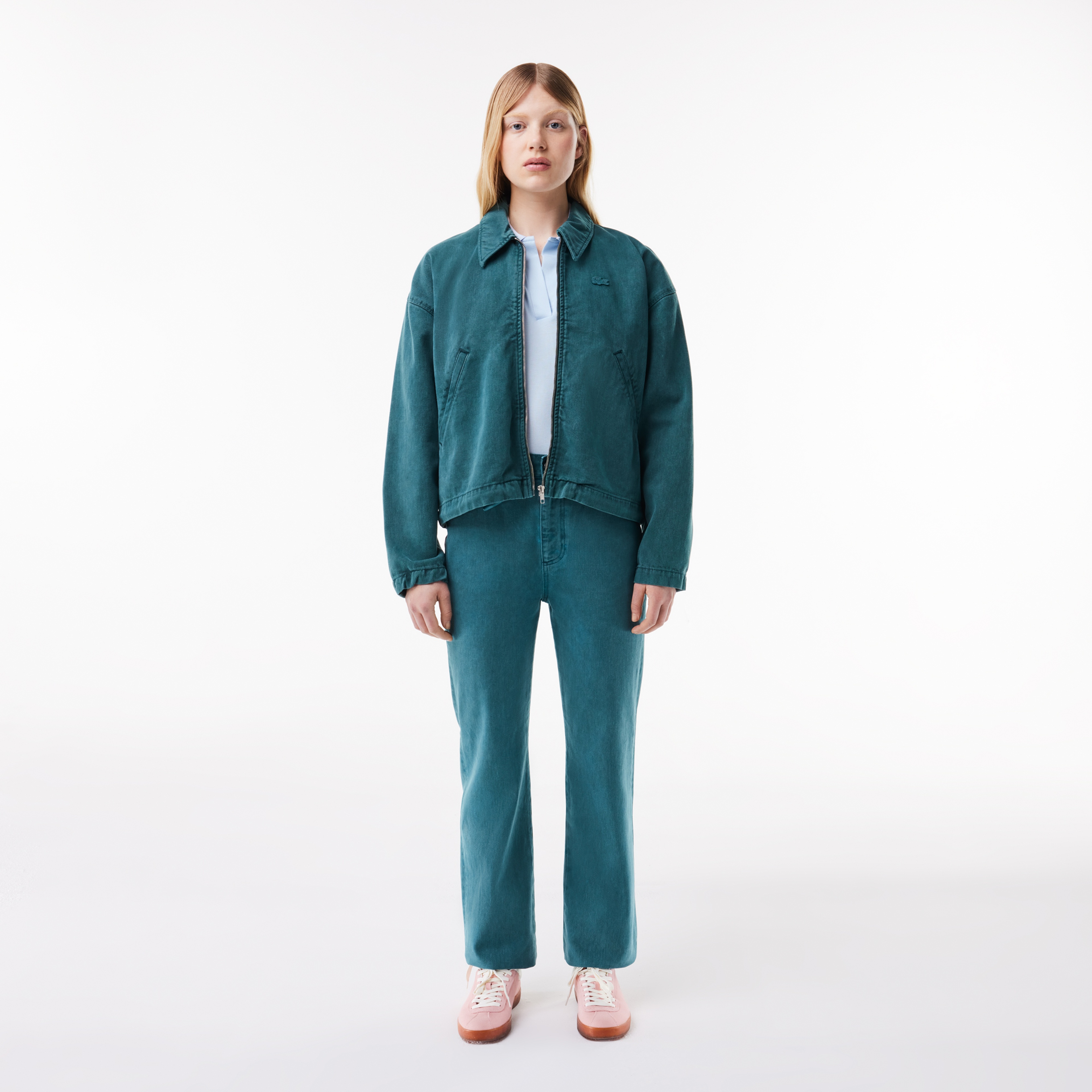 Lacoste Women's Flowy Piqué Polo Shirt