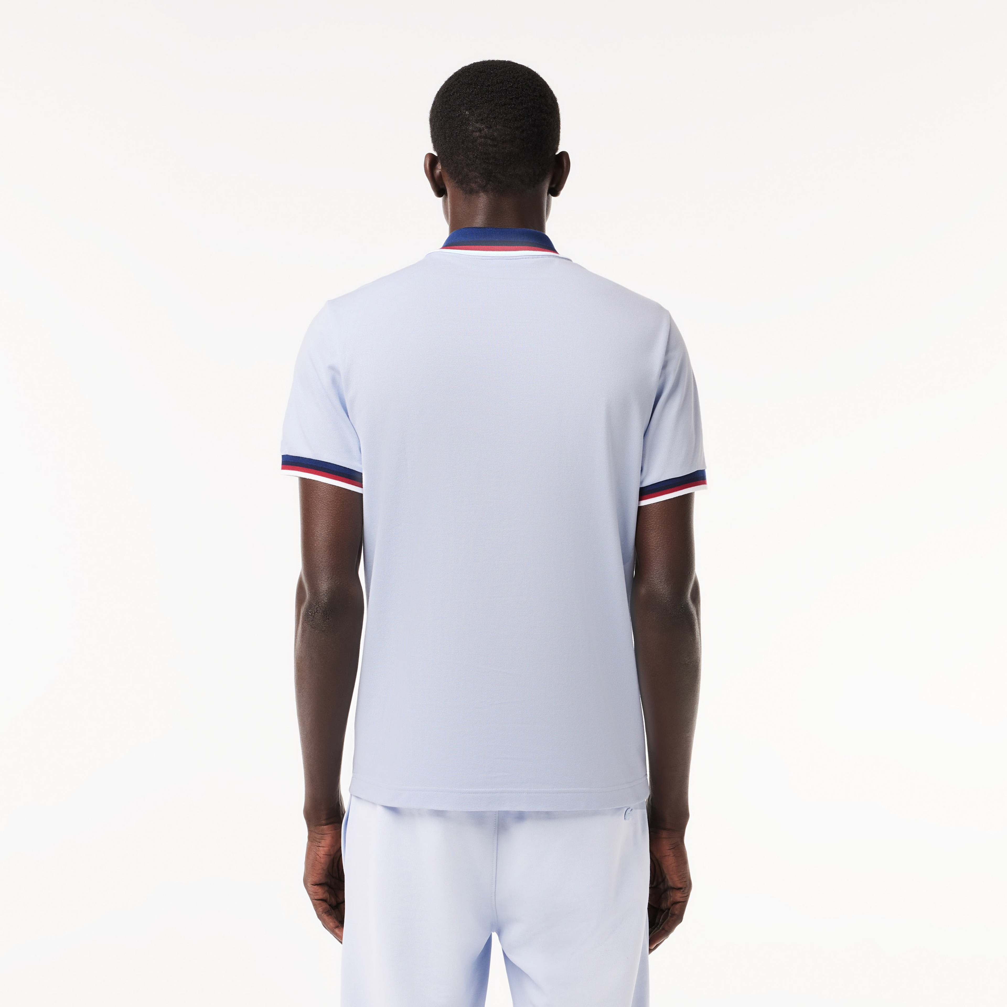 Lacoste Regular Fit Stretch Cotton Piqué Contrast Collar Polo Shirt