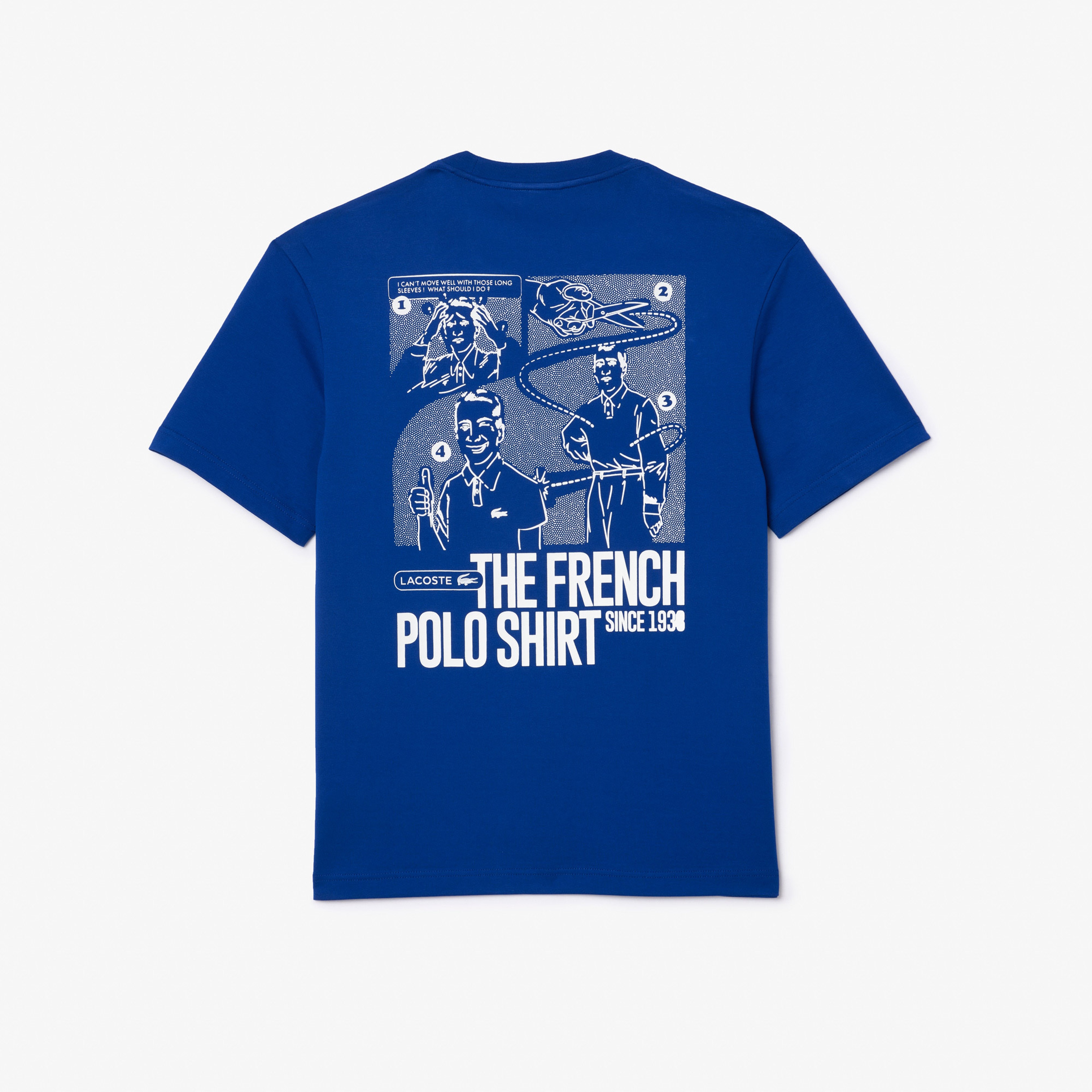 Lacoste Heavy Cotton Jersey Back Print T-shirt