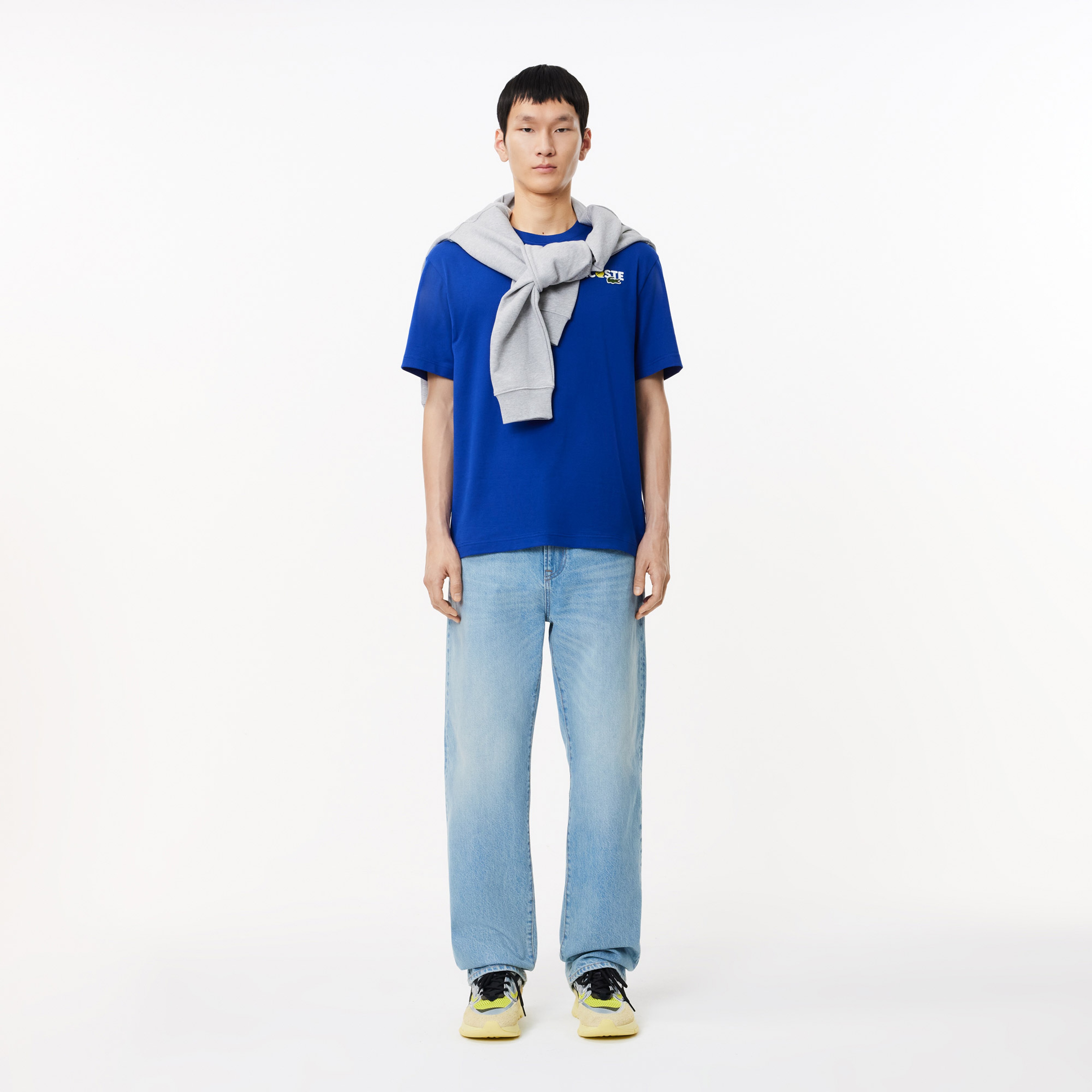 Lacoste Heavy Cotton Jersey Back Print T-shirt