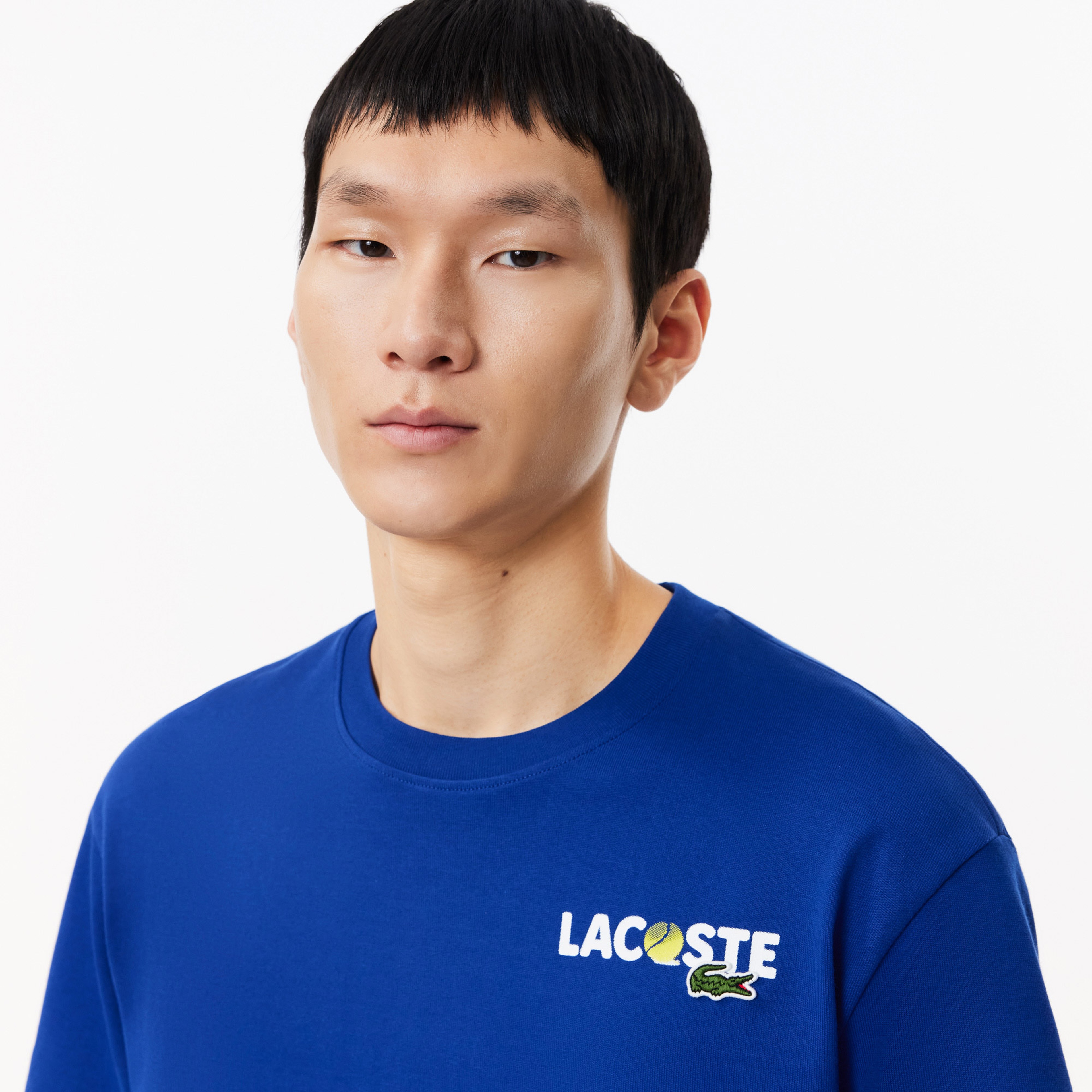 Lacoste Heavy Cotton Jersey Back Print T-shirt