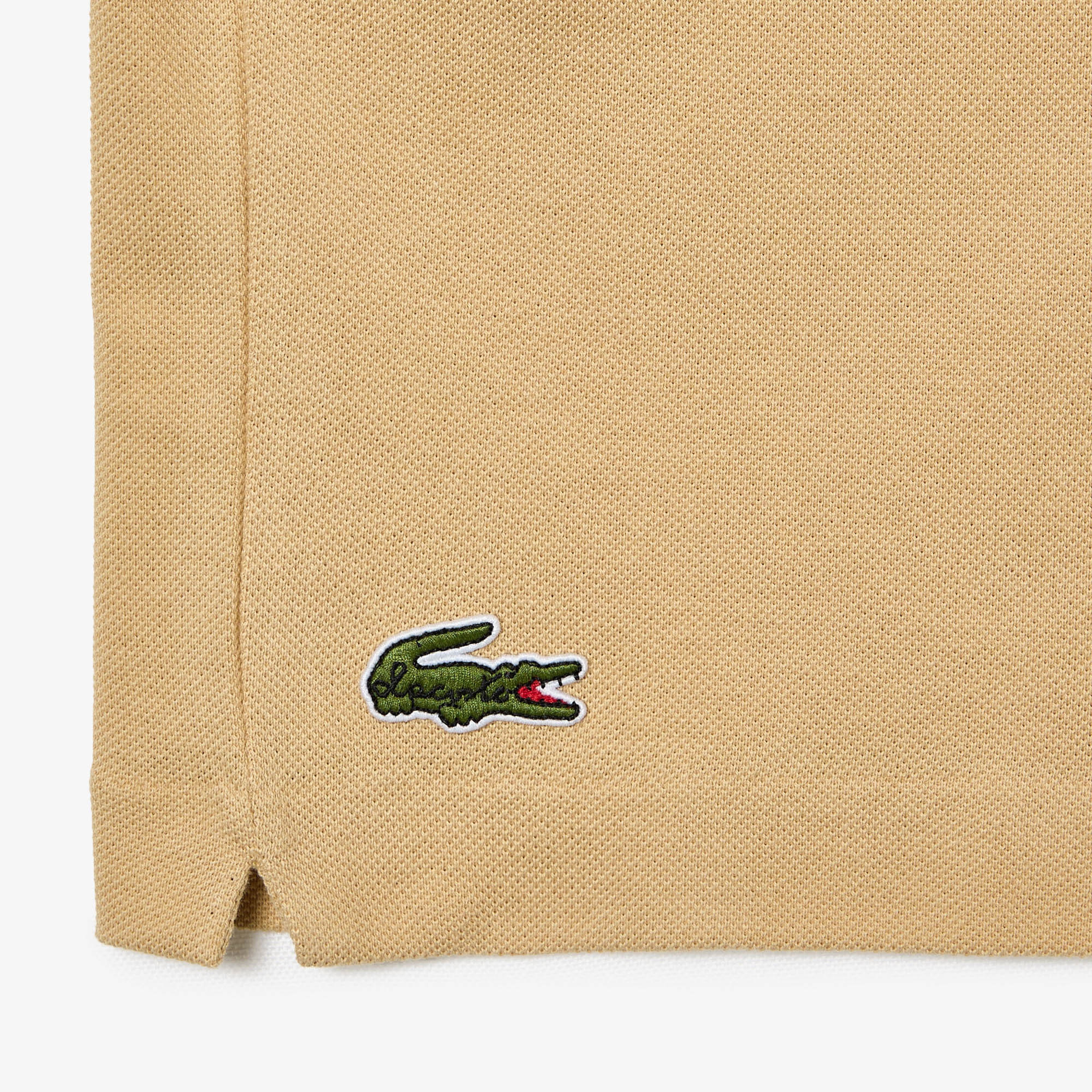 Lacoste L.12.12 Erkek Classic Fit Baskılı Kahverengi Polo