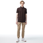 Nautica Erkek Kahverengi Slim Fit Kısa Kollu Polo Yaka T-Shirt