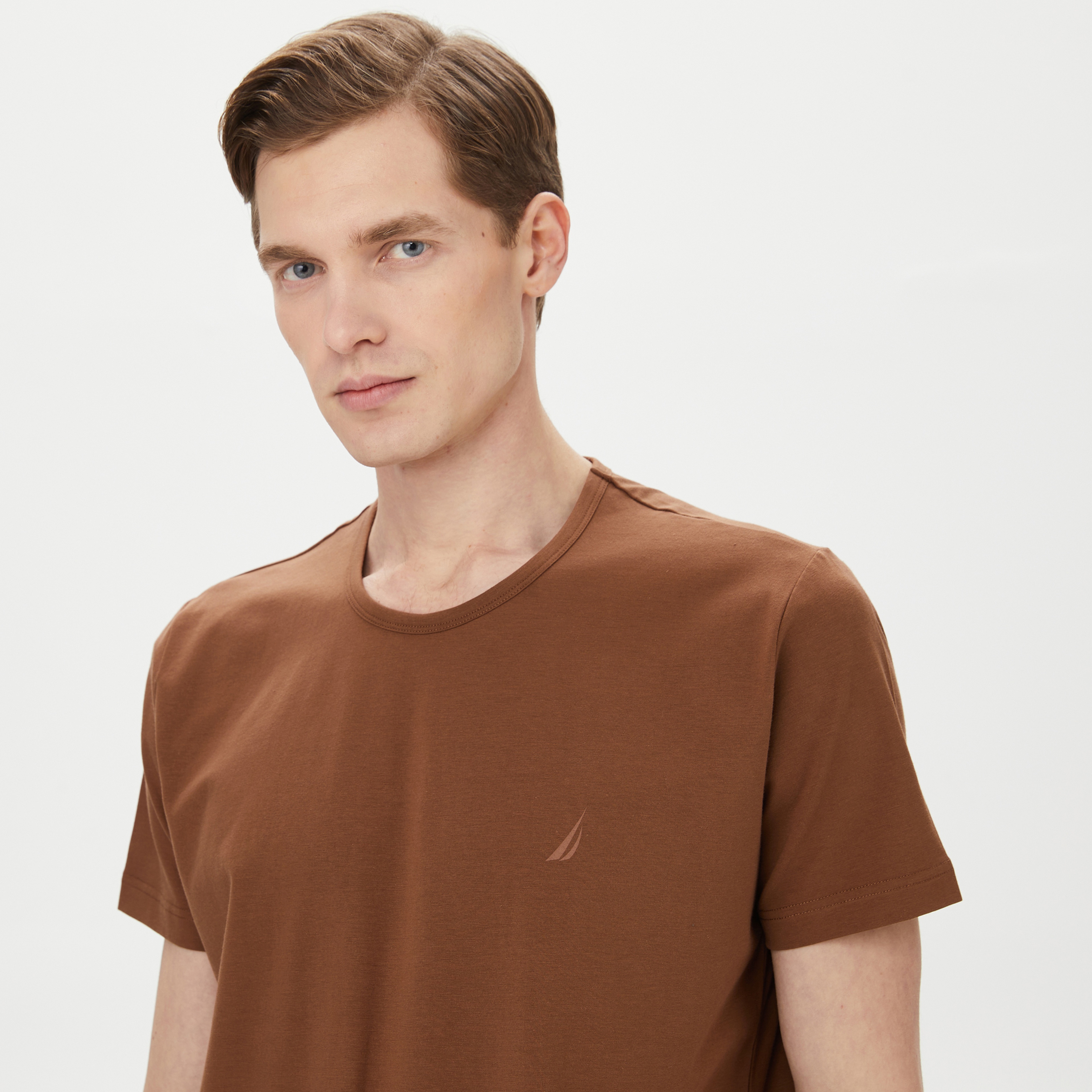 Nautica Erkek Kahverengi T-Shirt
