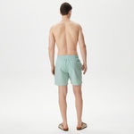 Nautica Erkek Yeşil Regular Fit Çizgili Deniz Şortu