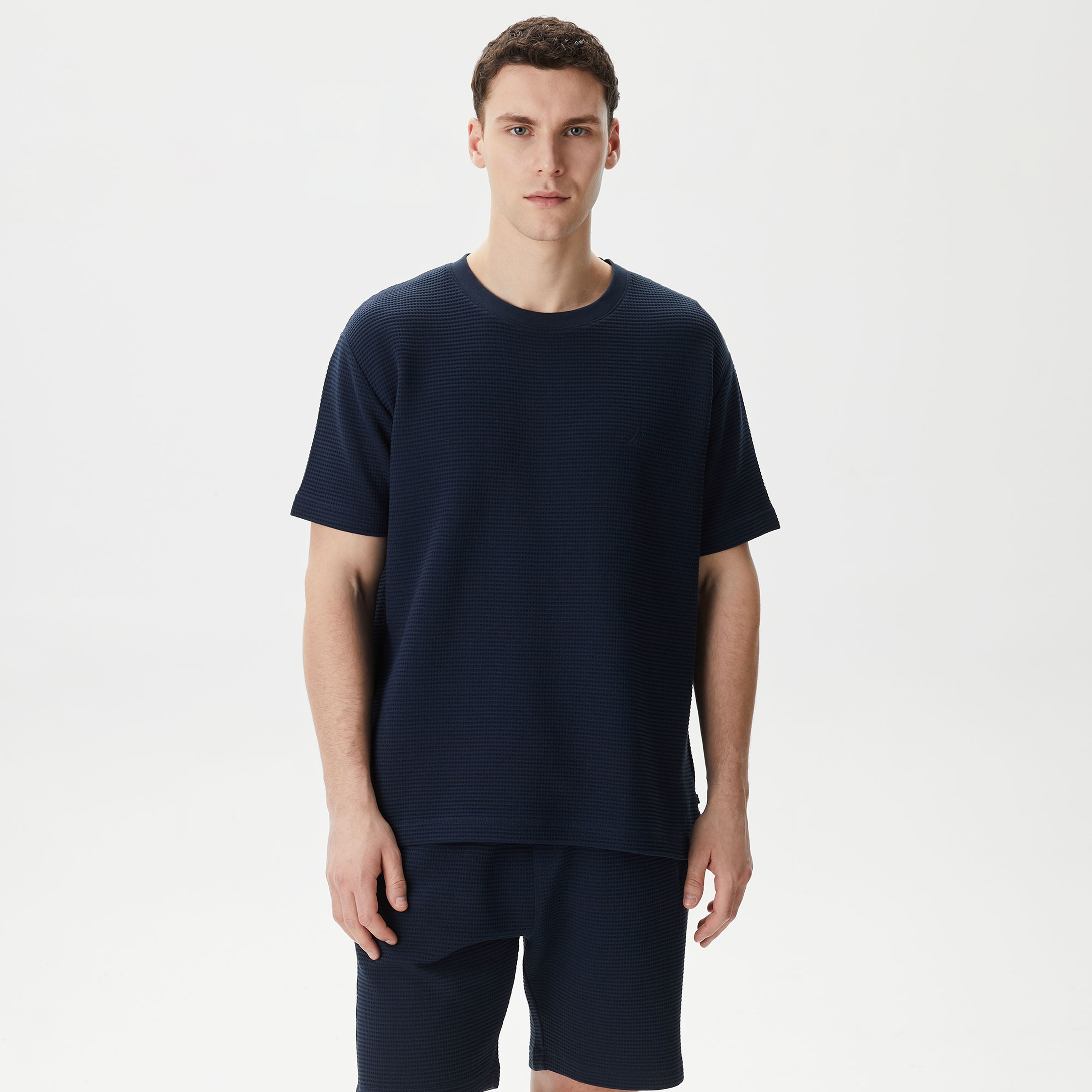 Nautica Erkek Lacivert Oversize T-Shirt