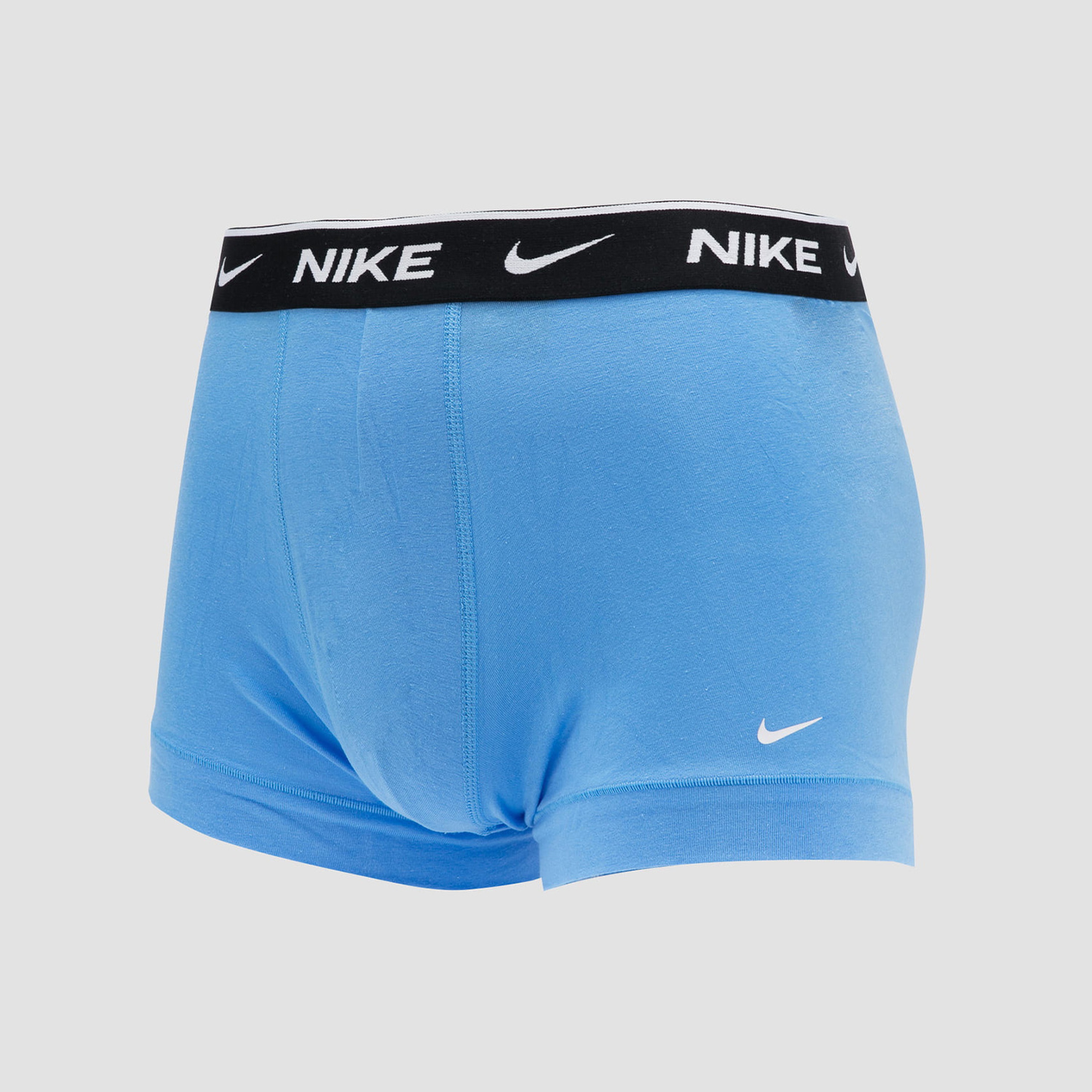 Nike Trunk 3'lü Erkek Gri/Açık Mavi/Logolu Boxer