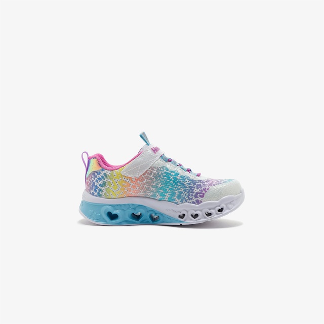 Skechers Skechers Flutter Heart Lights-Loves Wi Çocuk Beyaz Spor Ayakkabı Sneaker | Occasion Beyaz - 10. görsel