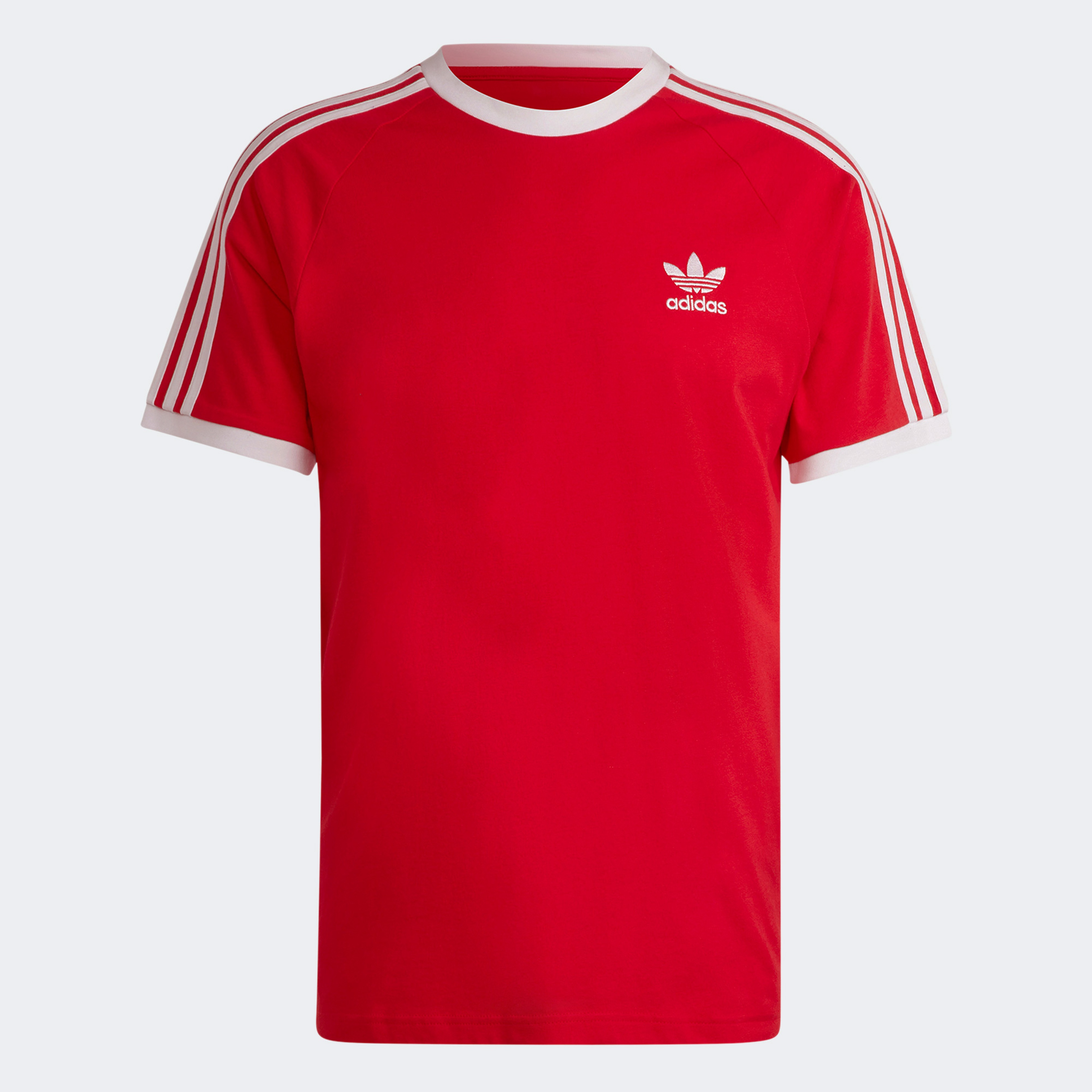 adidas Adicolor Classics 3 Stripes Erkek Kırmızı T-Shirt