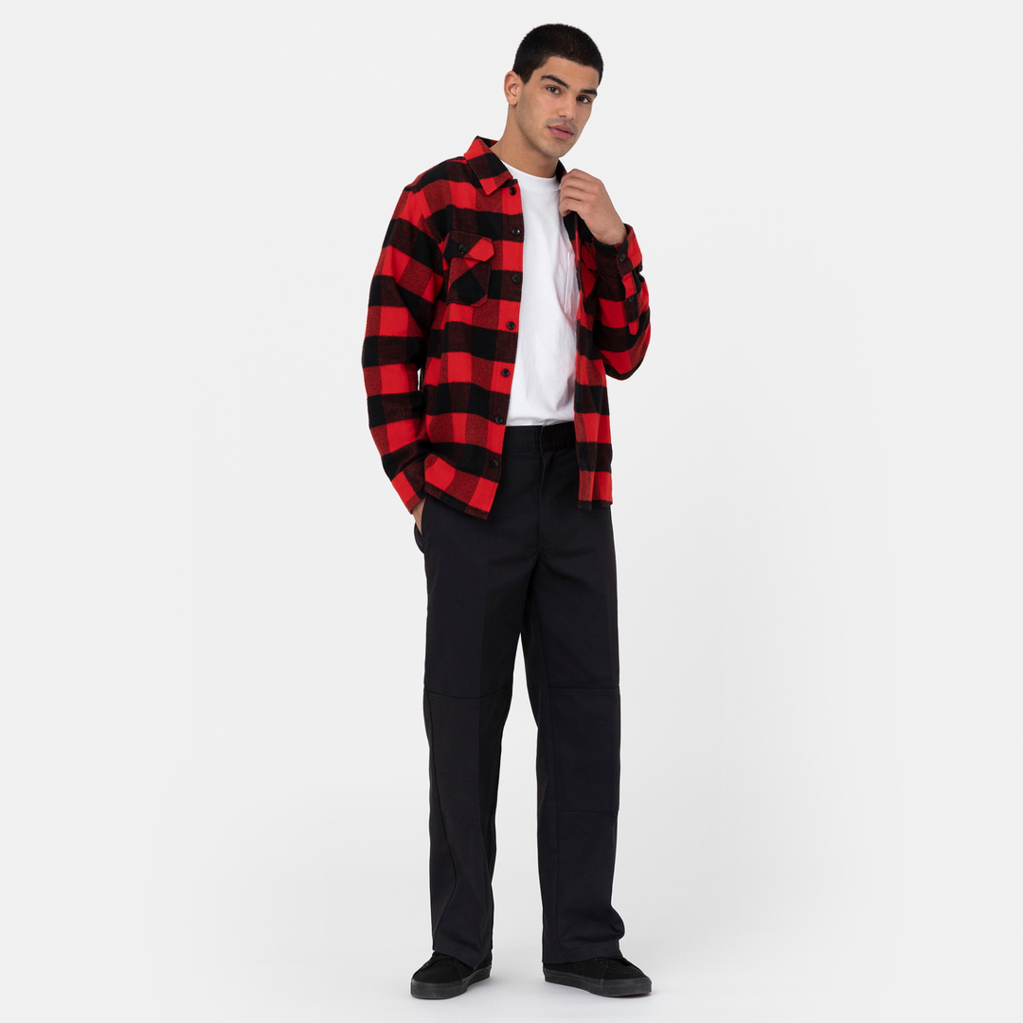 Dickies Double Knee Work Trousers Erkek Siyah Pantolon