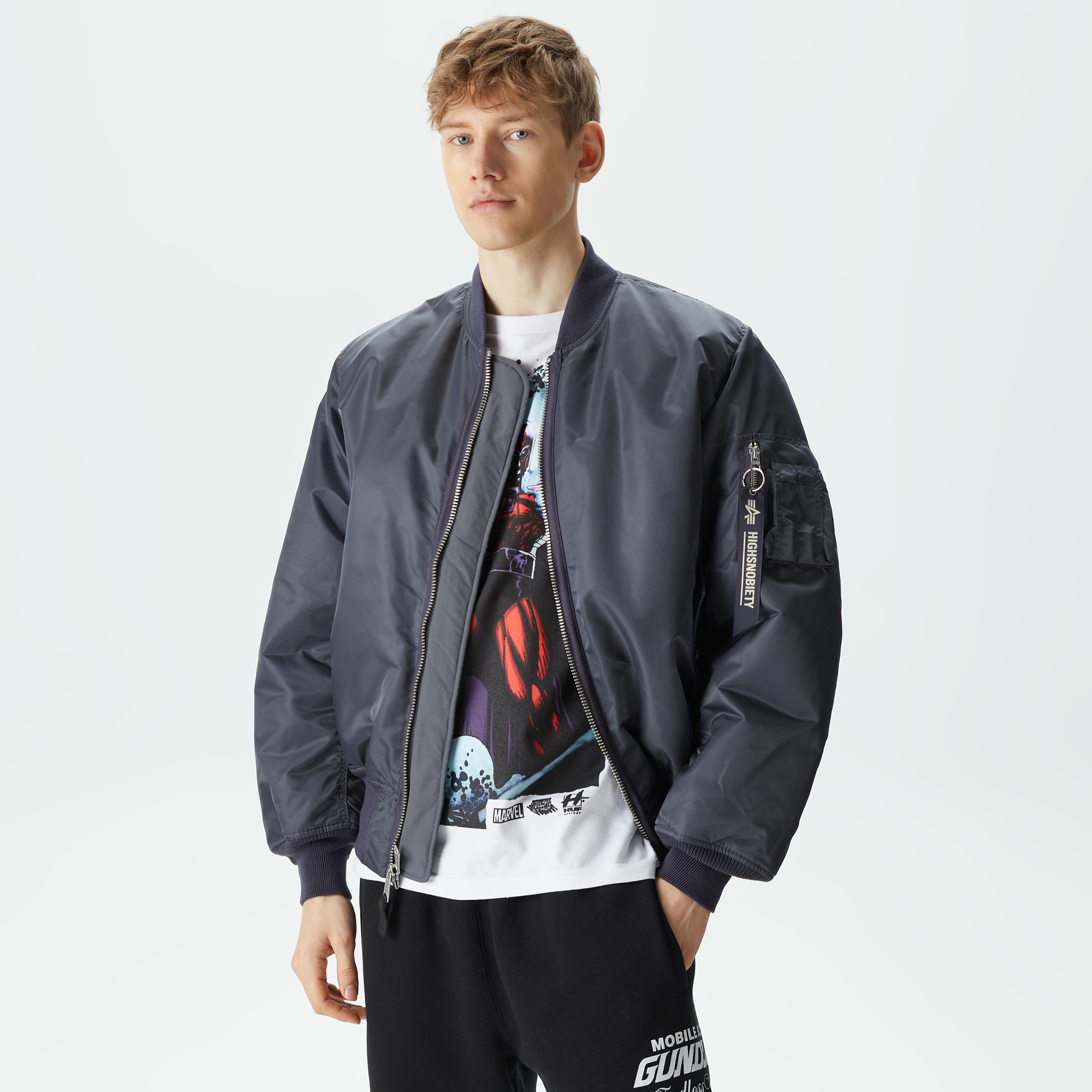 Alpha Industries x Highsnobiety Ma Erkek Kahverengi Ceket
