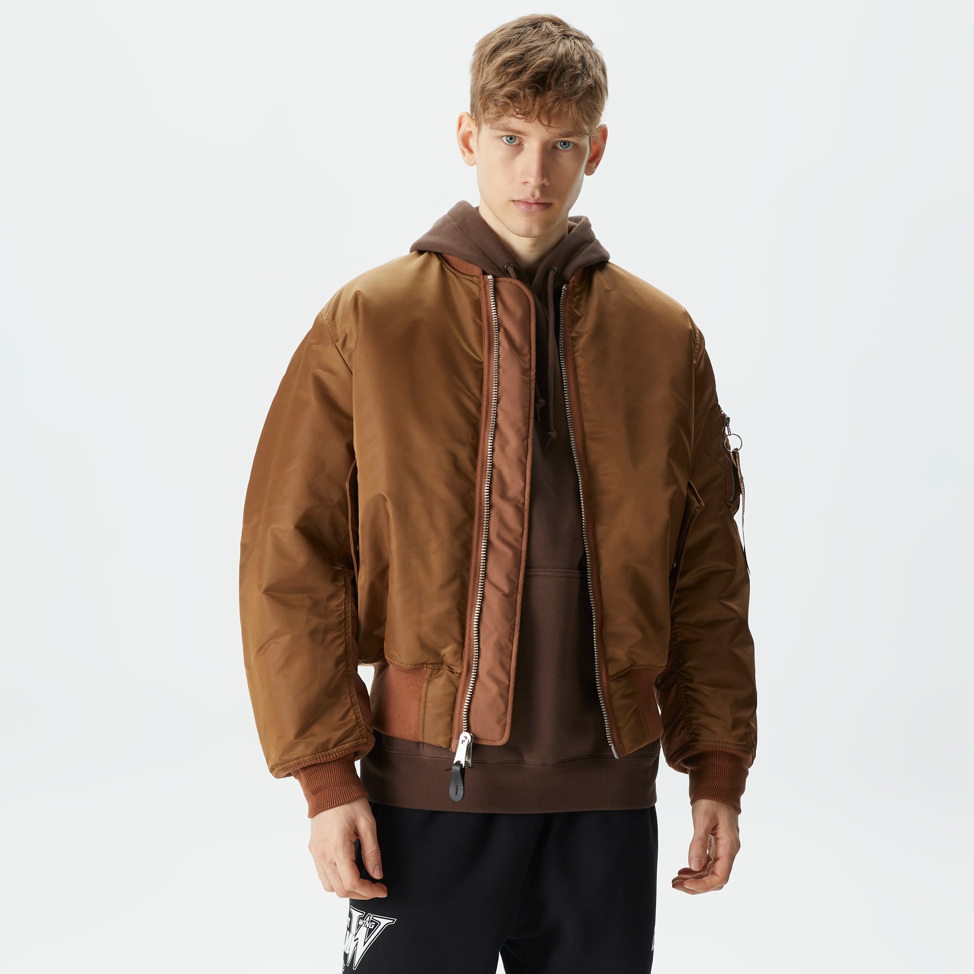 Alpha Industries x Highsnobiety Ma Erkek Kahverengi Ceket