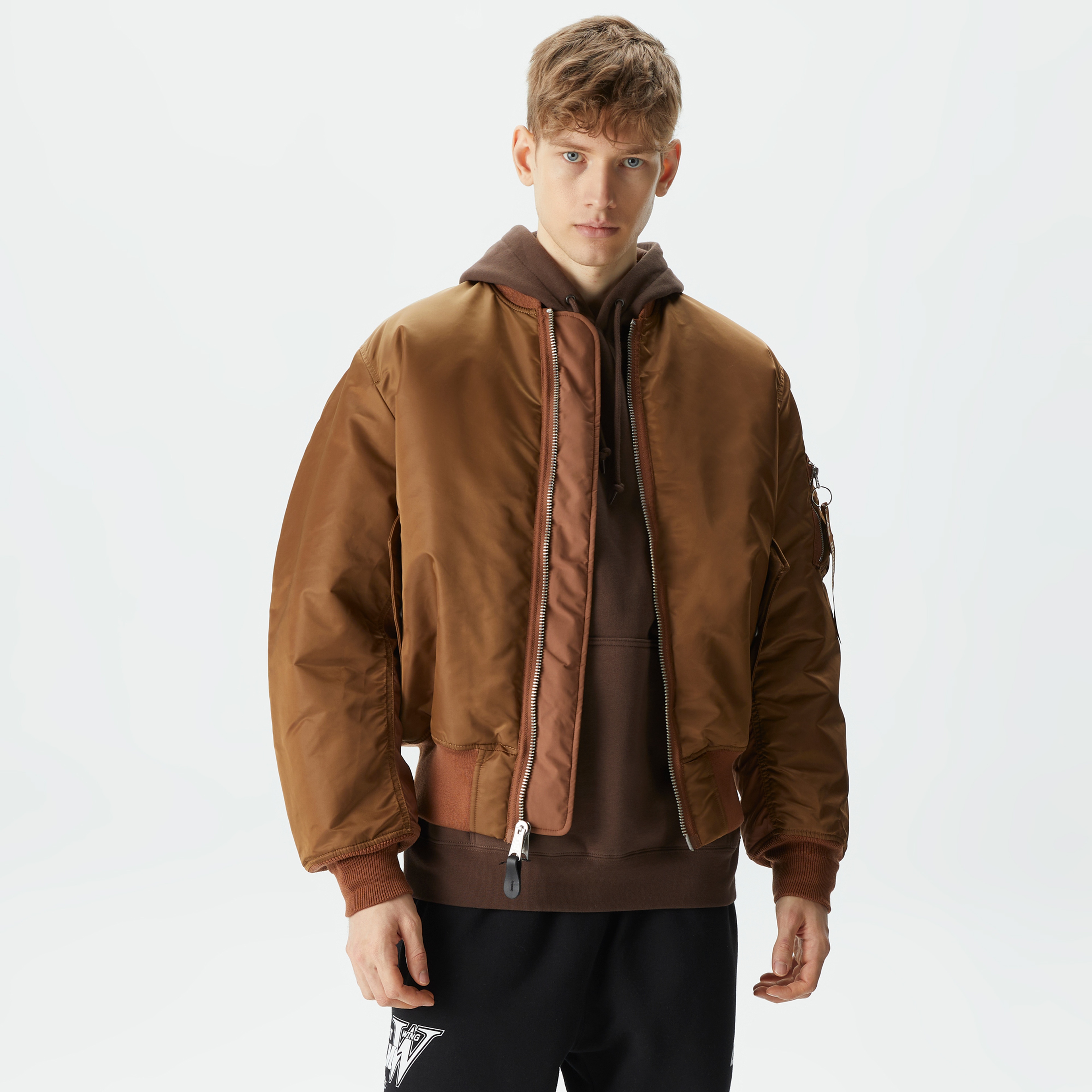 Alpha Industries x Highsnobiety Ma Erkek Kahverengi Ceket