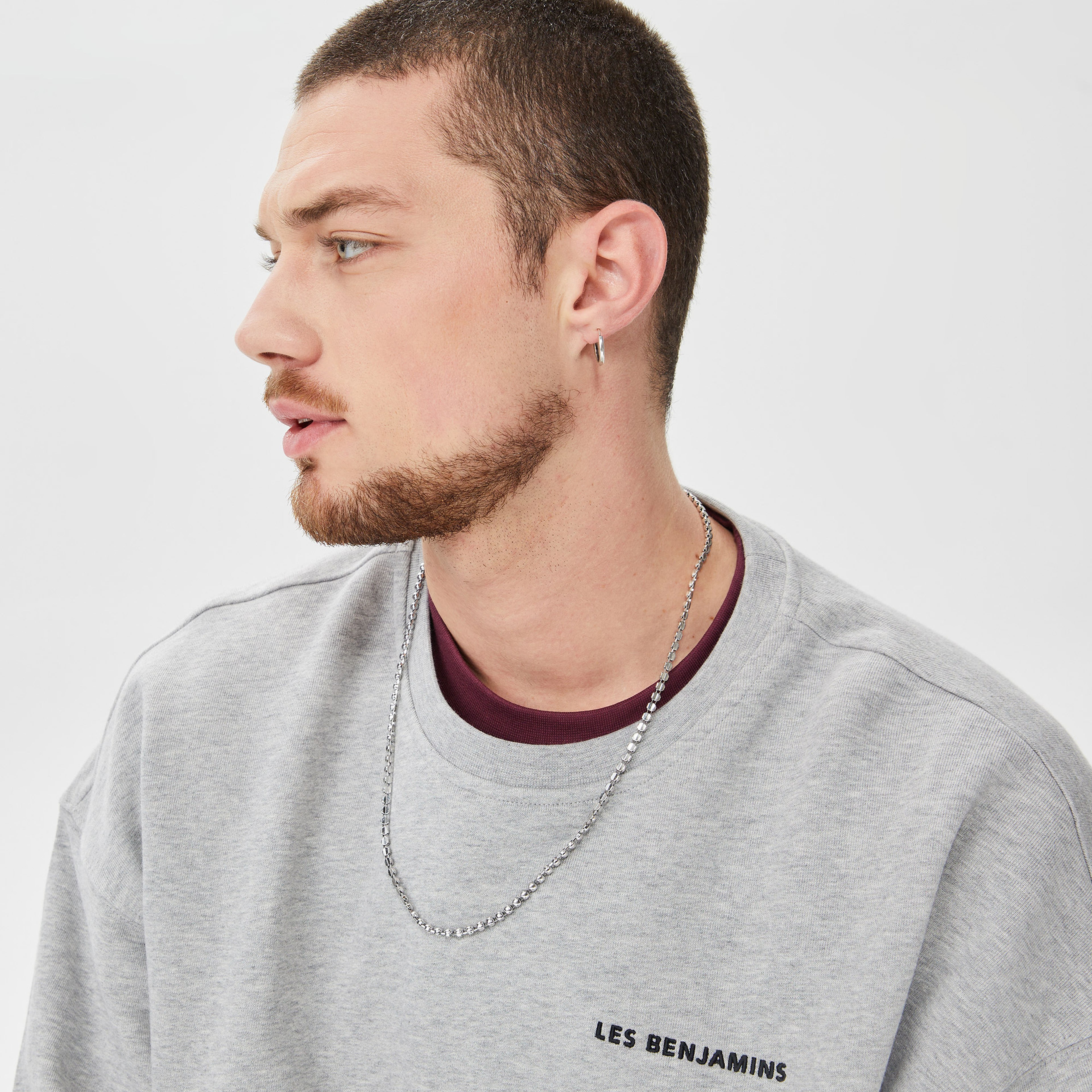 Les Benjamins Core Erkek Gri Sweatshirt
