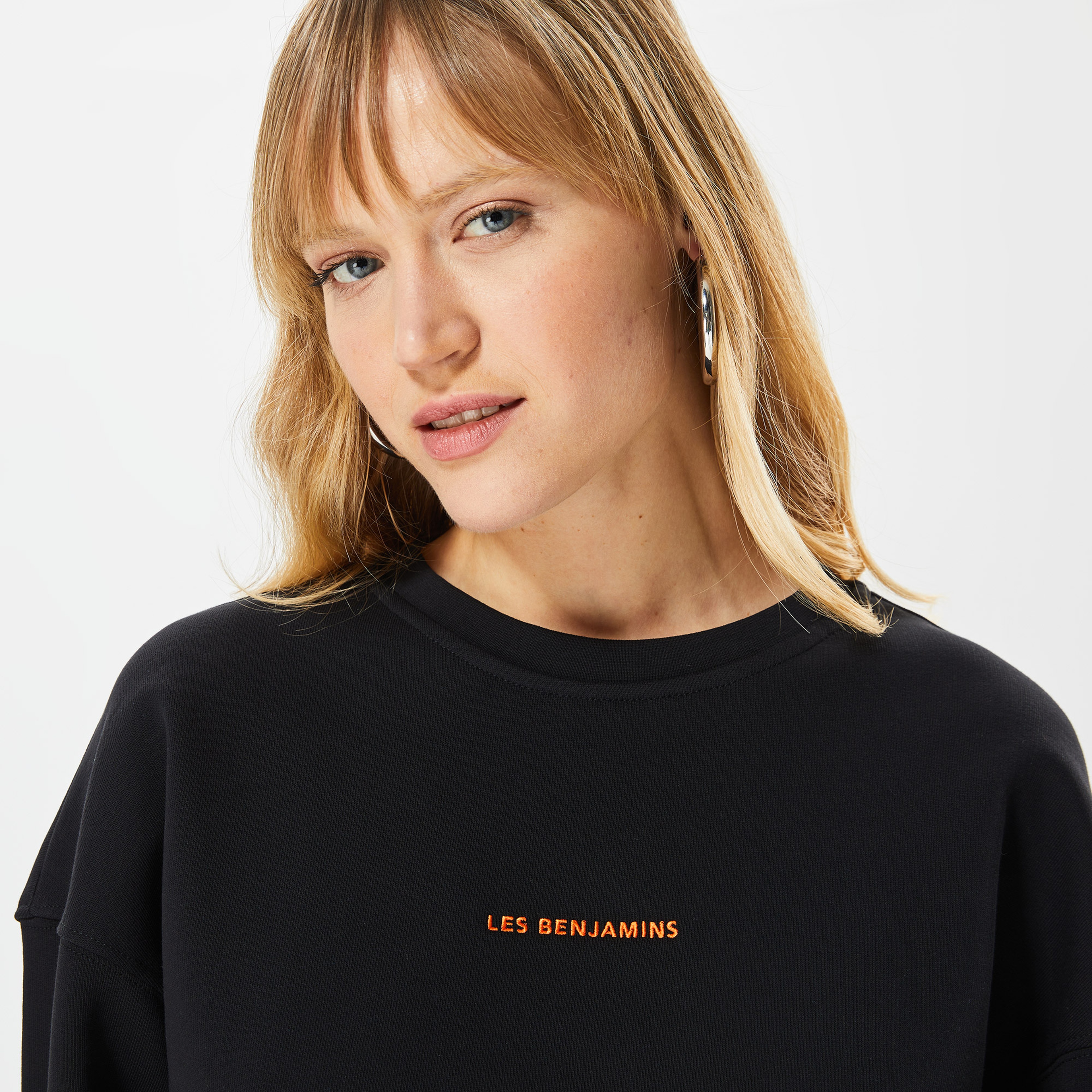Les Benjamins Core Kadın Siyah Sweatshirt