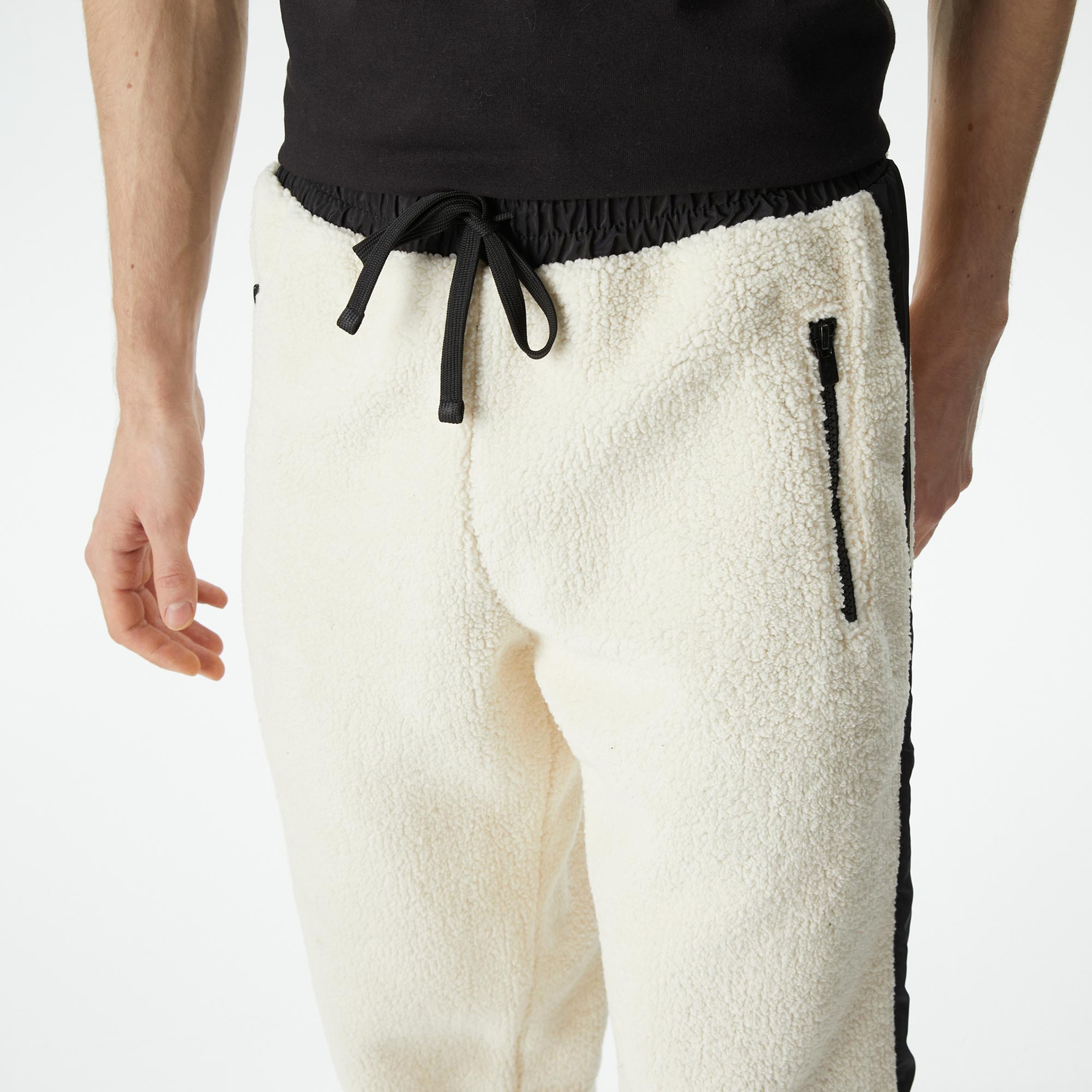 The Stay Line Plush Erkek Krem Eşofman Altı