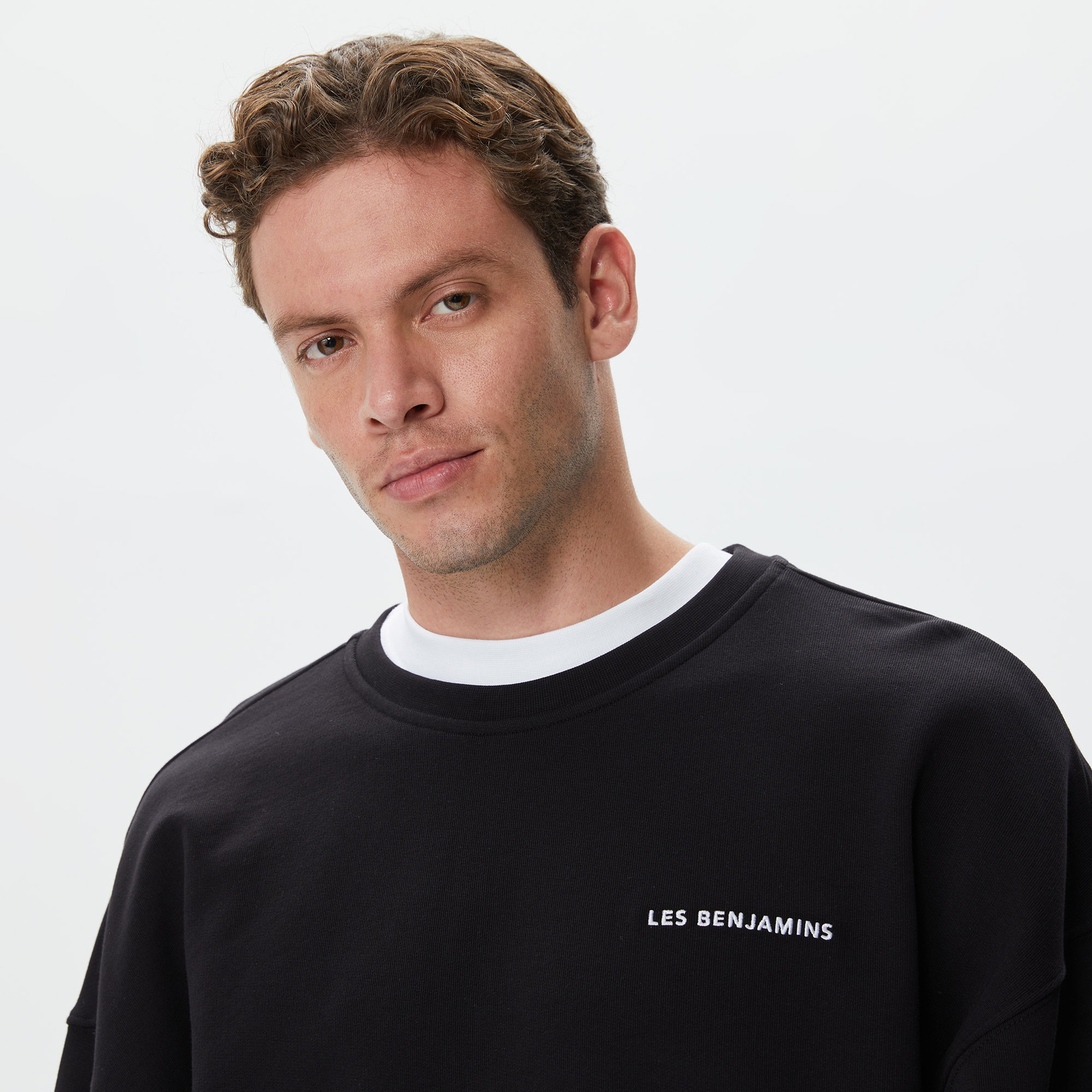 Les Benjamins Core Erkek Siyah Sweatshirt