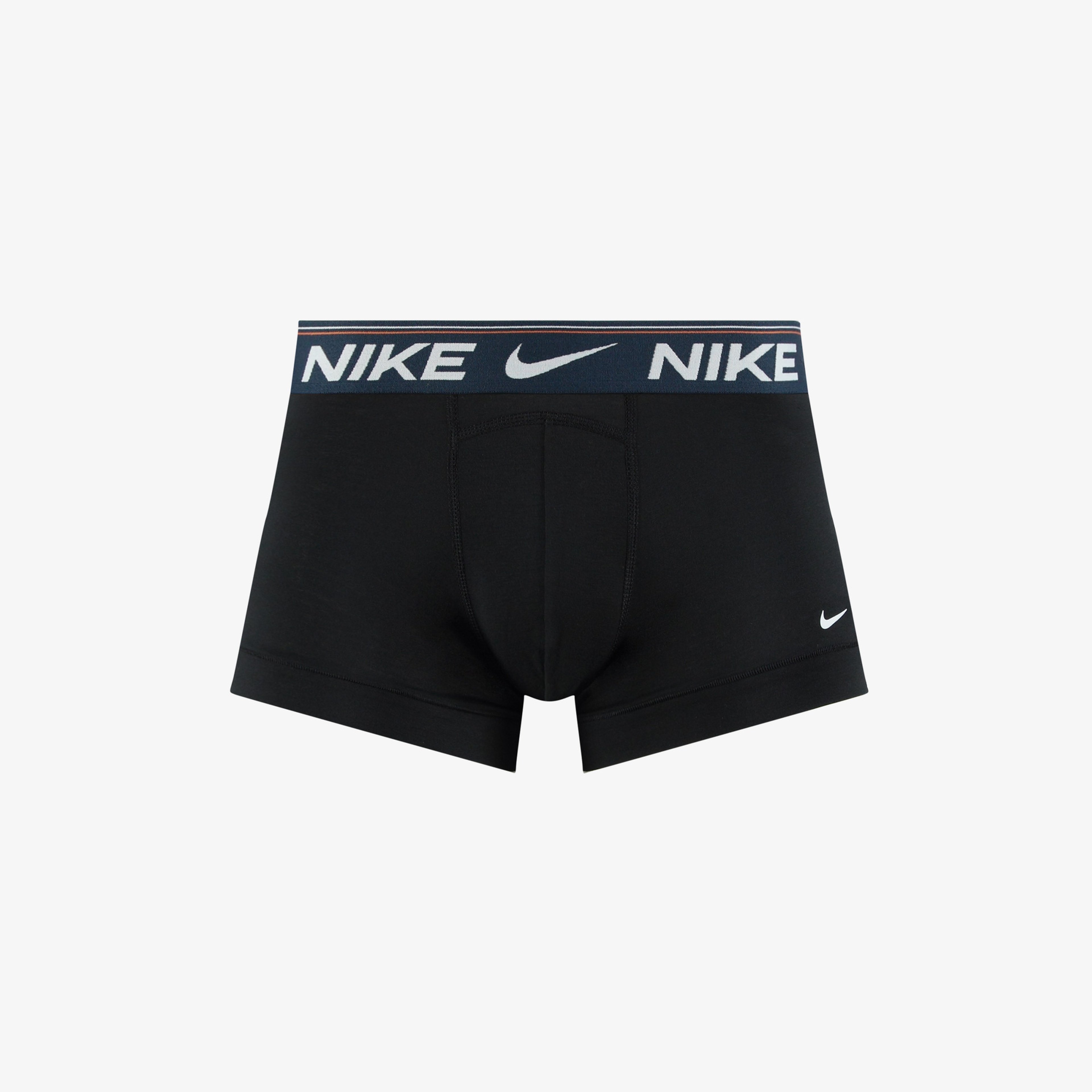 Nike Trunk 3'lü Turuncu/Kırmızı/Lacivert Bantlı Erkek Renkli Boxer