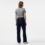 Tommy Jeans Topstitch Badge Kadın Mavi Eşofman Alti