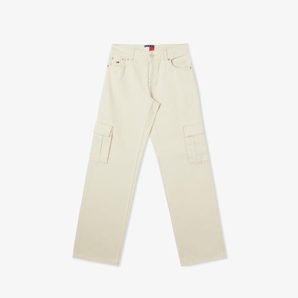 Tommy Jeans Sophie Denim Kadın Krem Pantolon