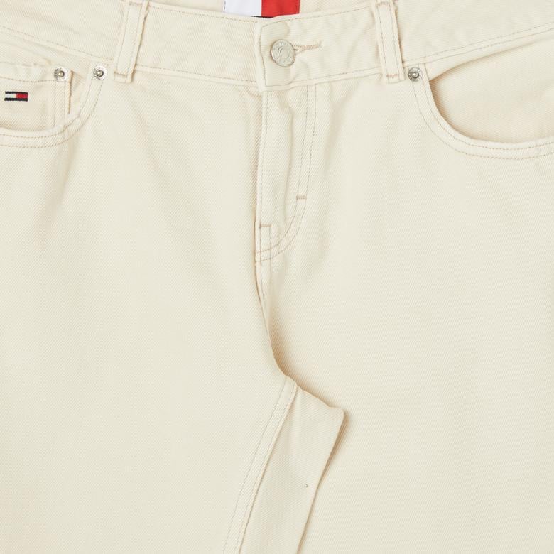 Tommy Jeans Sophie Denim Kadın Krem Pantolon
